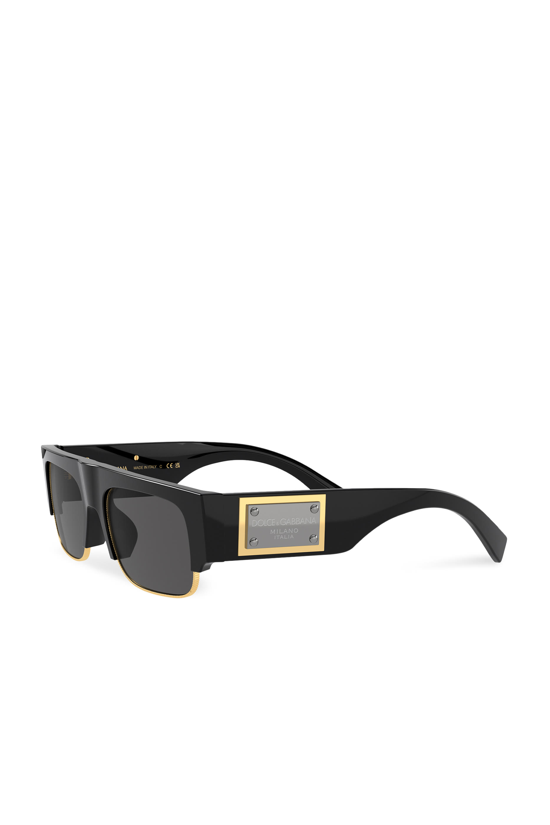 نظارة شمسية بحلية بشعار الماركة