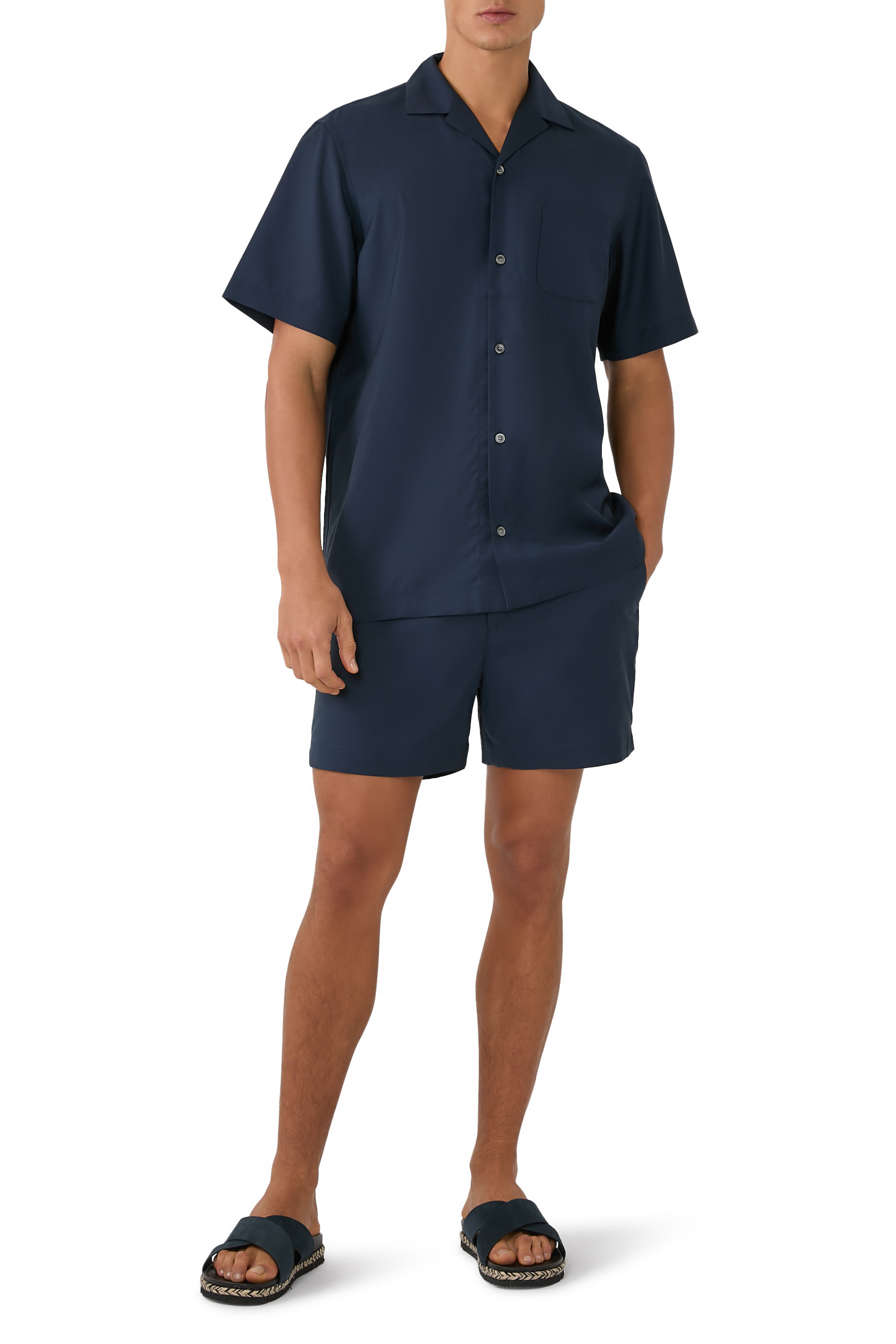 Clipper Solid Swim Shorts 