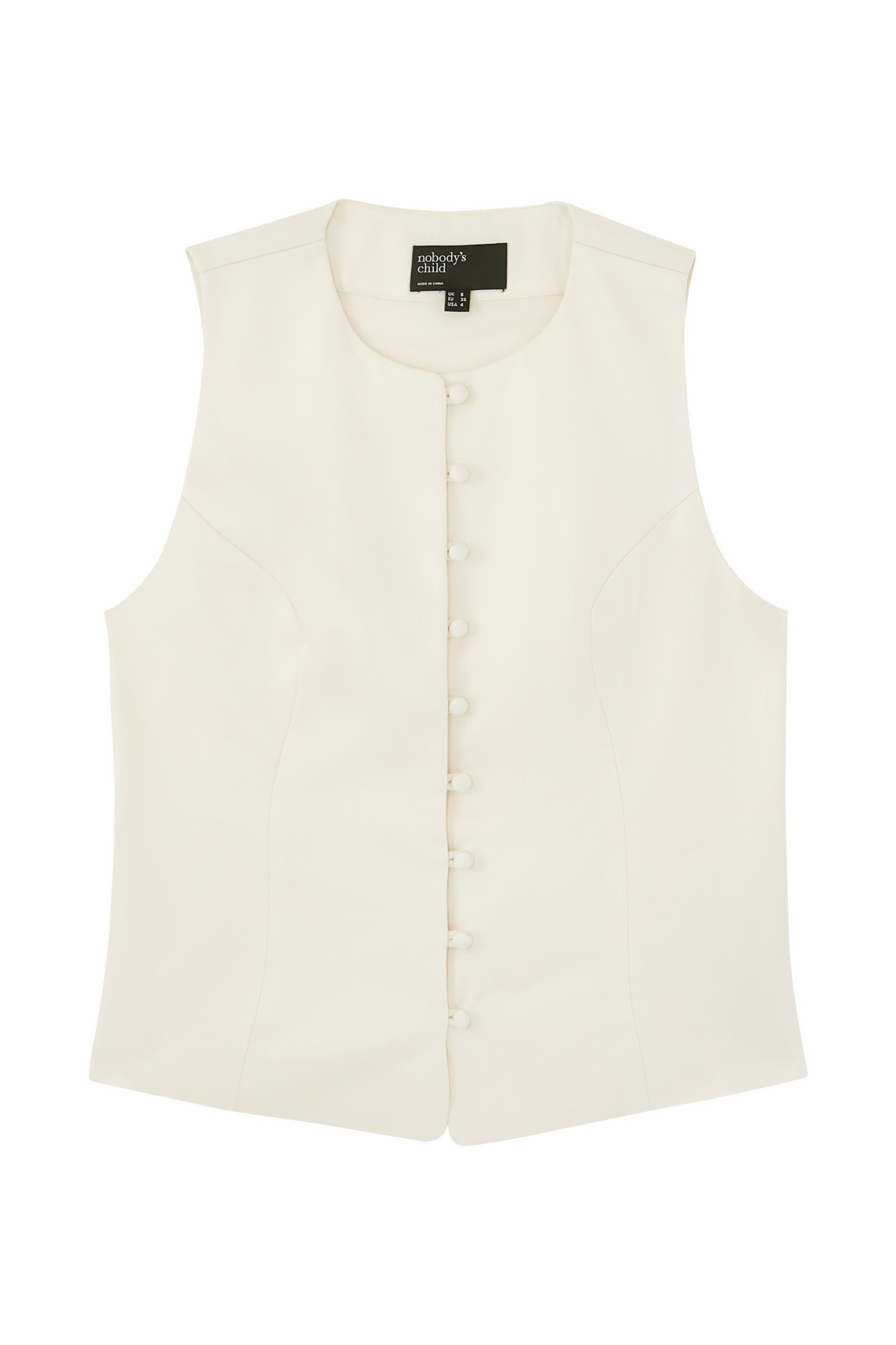 Crew Neck Tailored Waistcoat