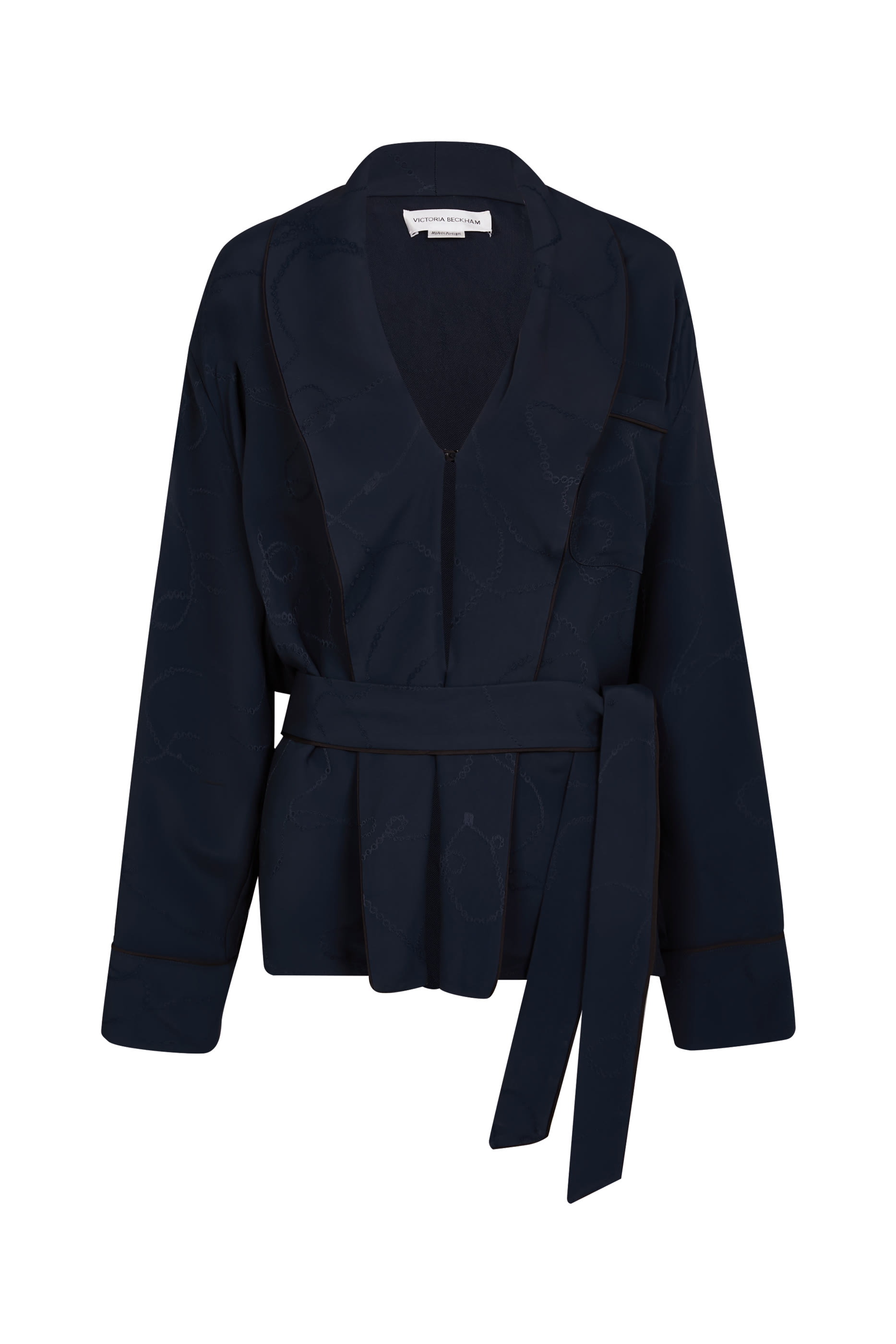 بلوزة بيجامة بتصميم ملفوف