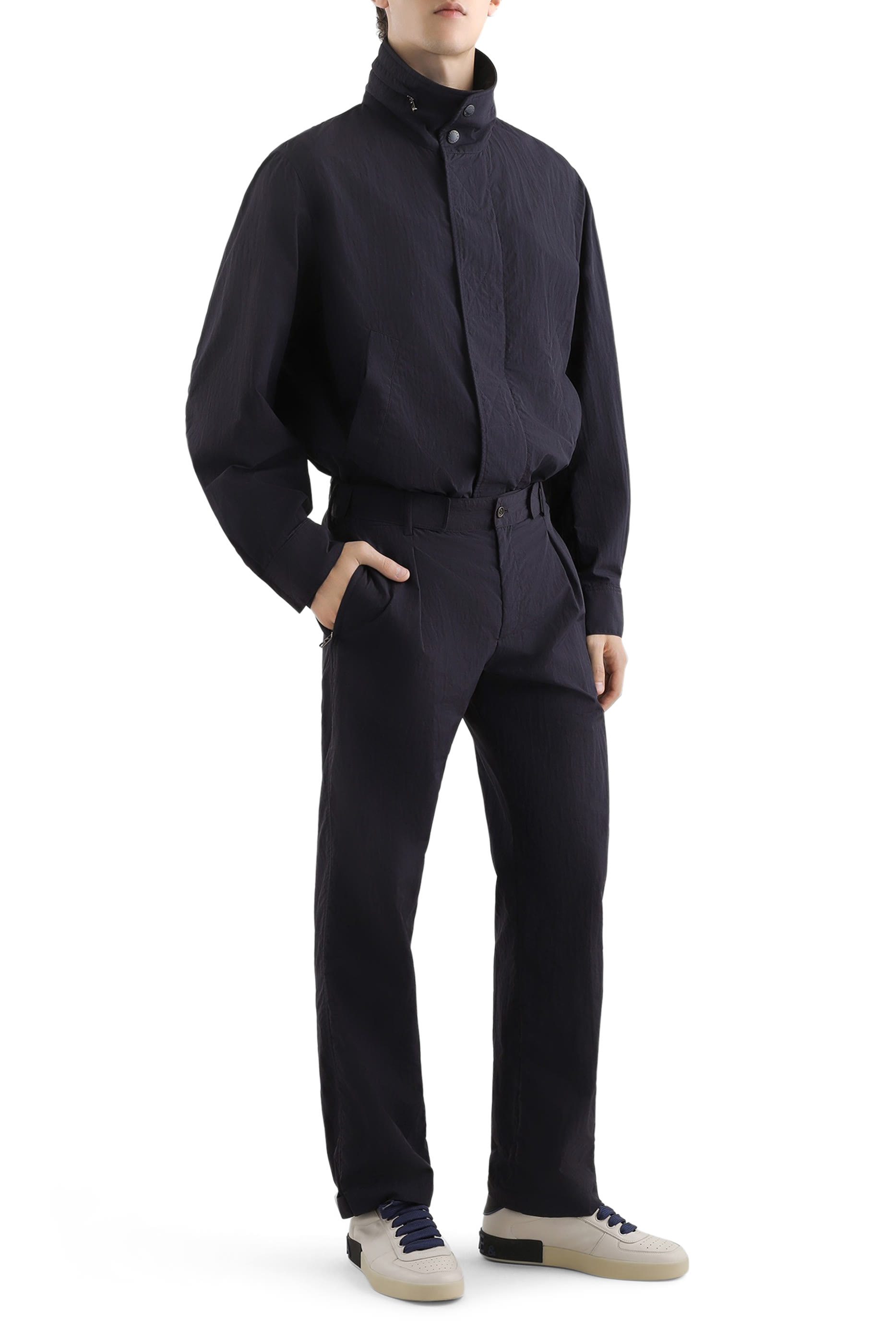 تيشيرت بشعار الماركة قماش بيكيه معالج