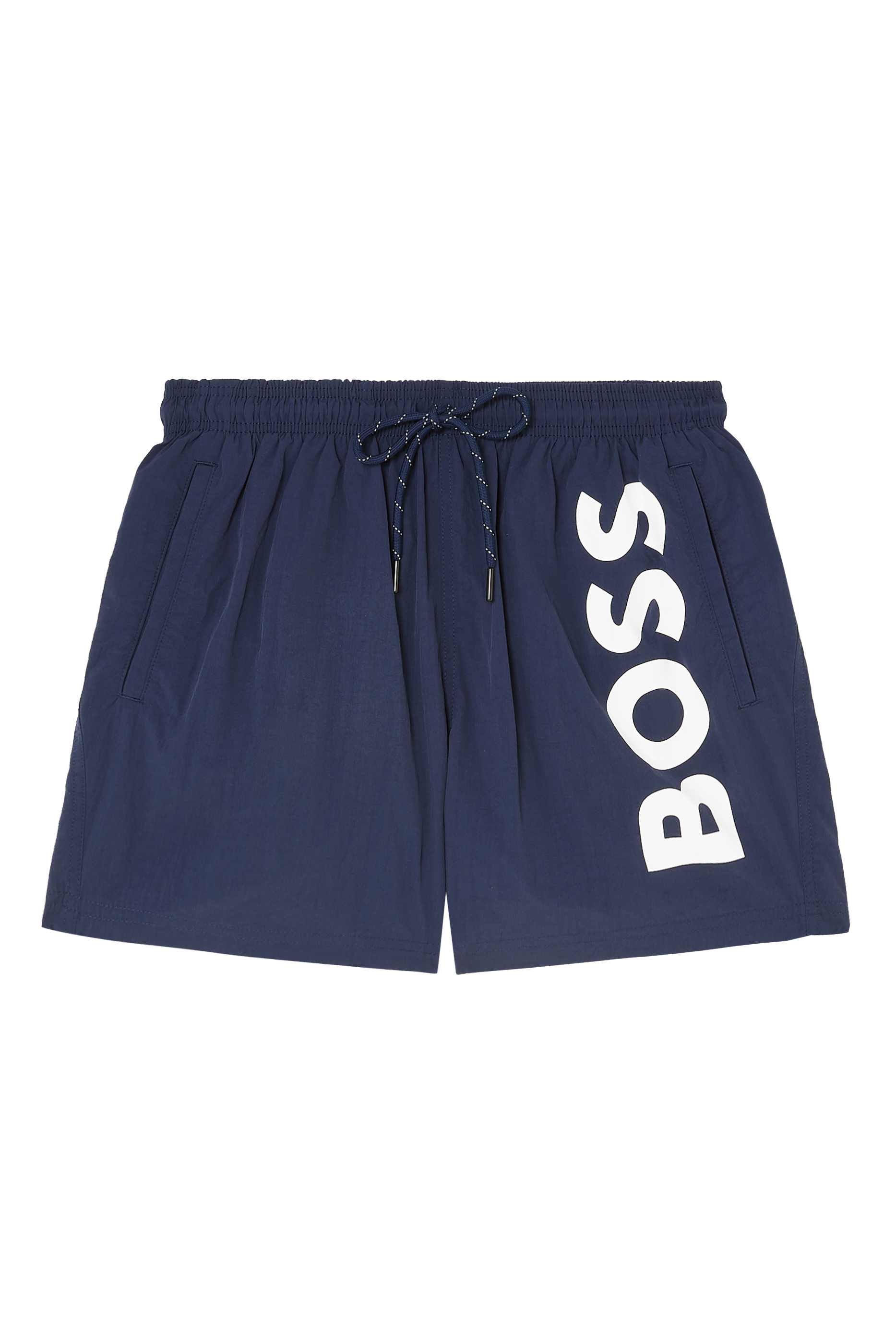 Quick-Drying Logo Swim Shorts