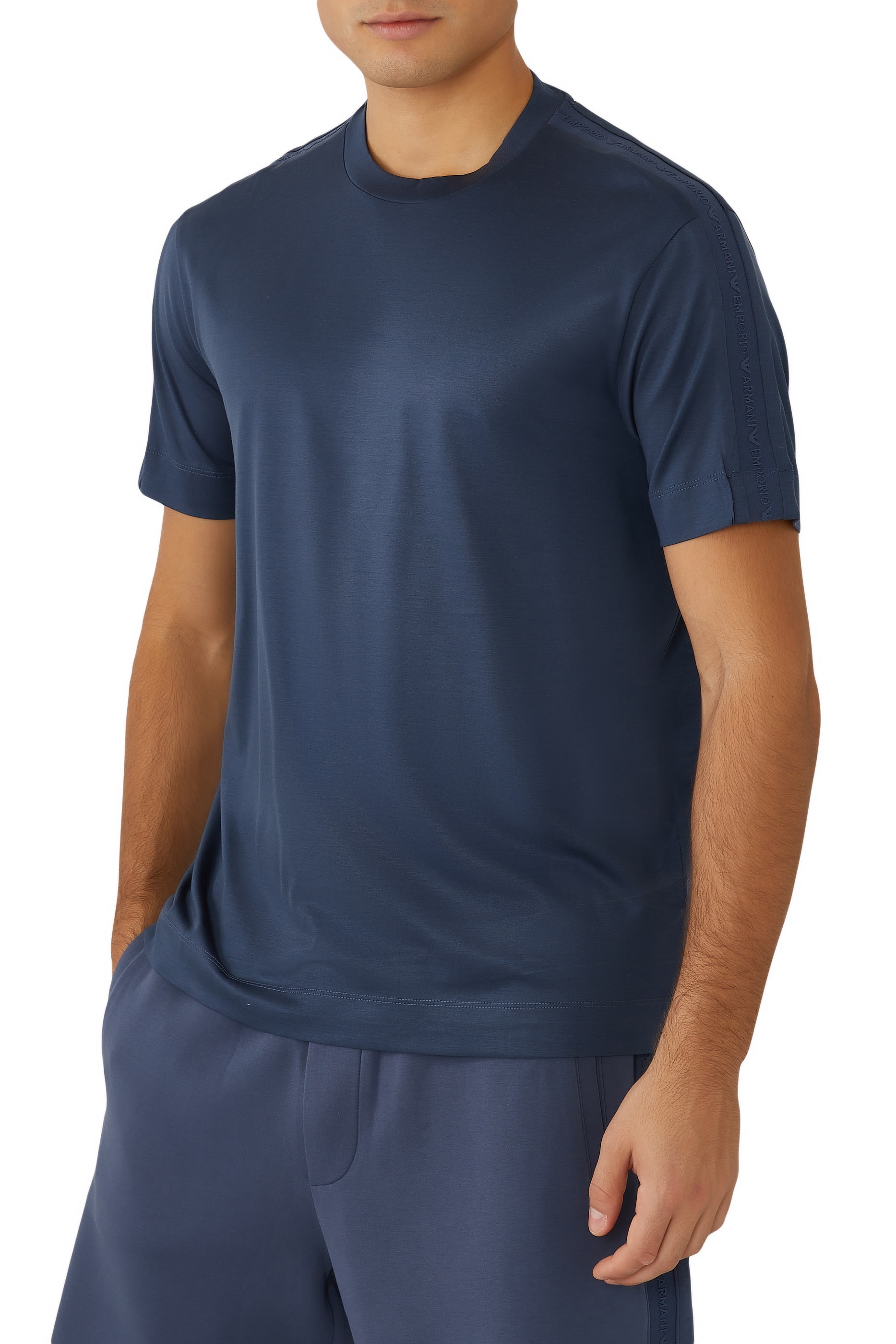 تيشرت قطن بشعار الماركة