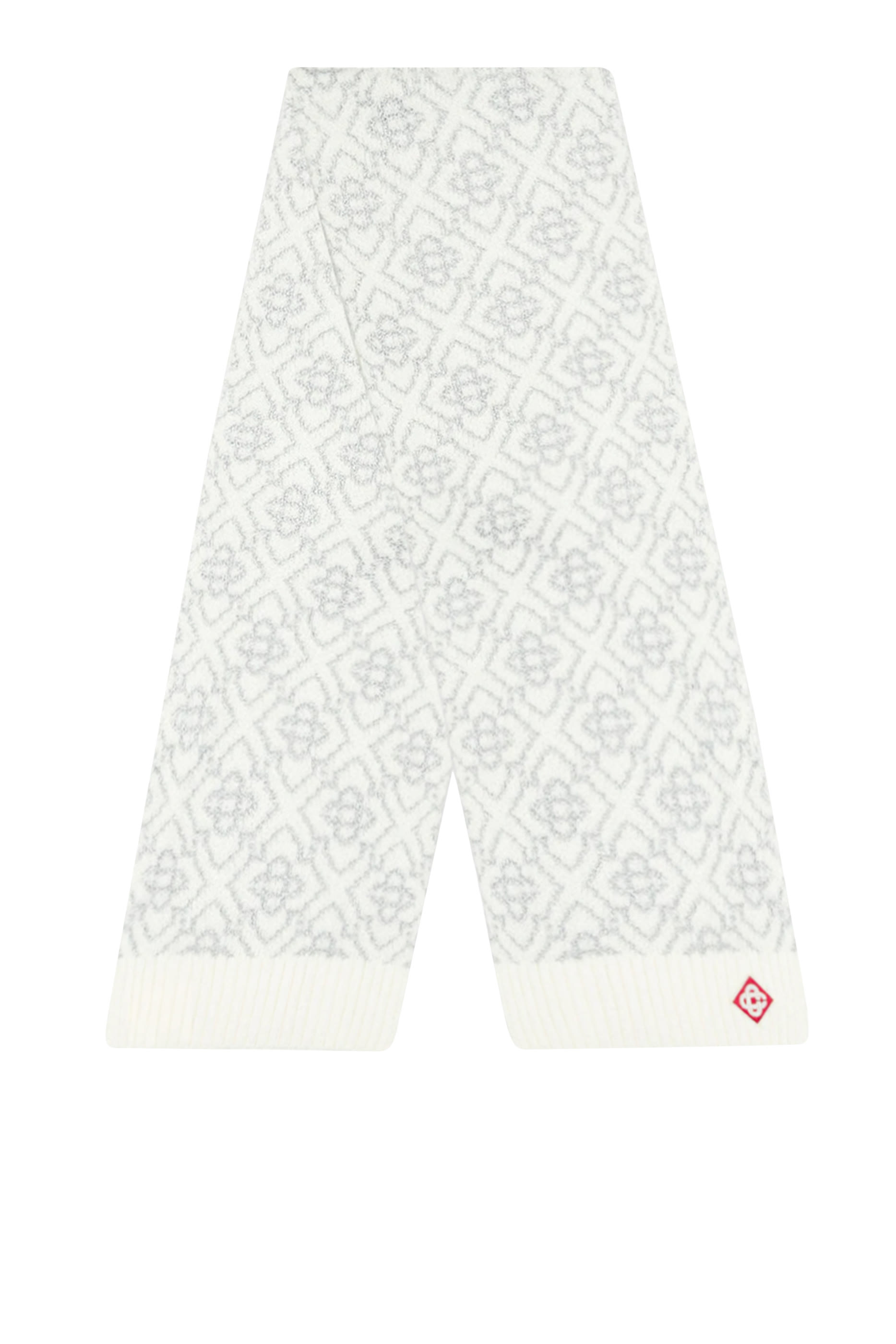 وشاح للتزلج موهير بنقشة حرف شعار الماركة