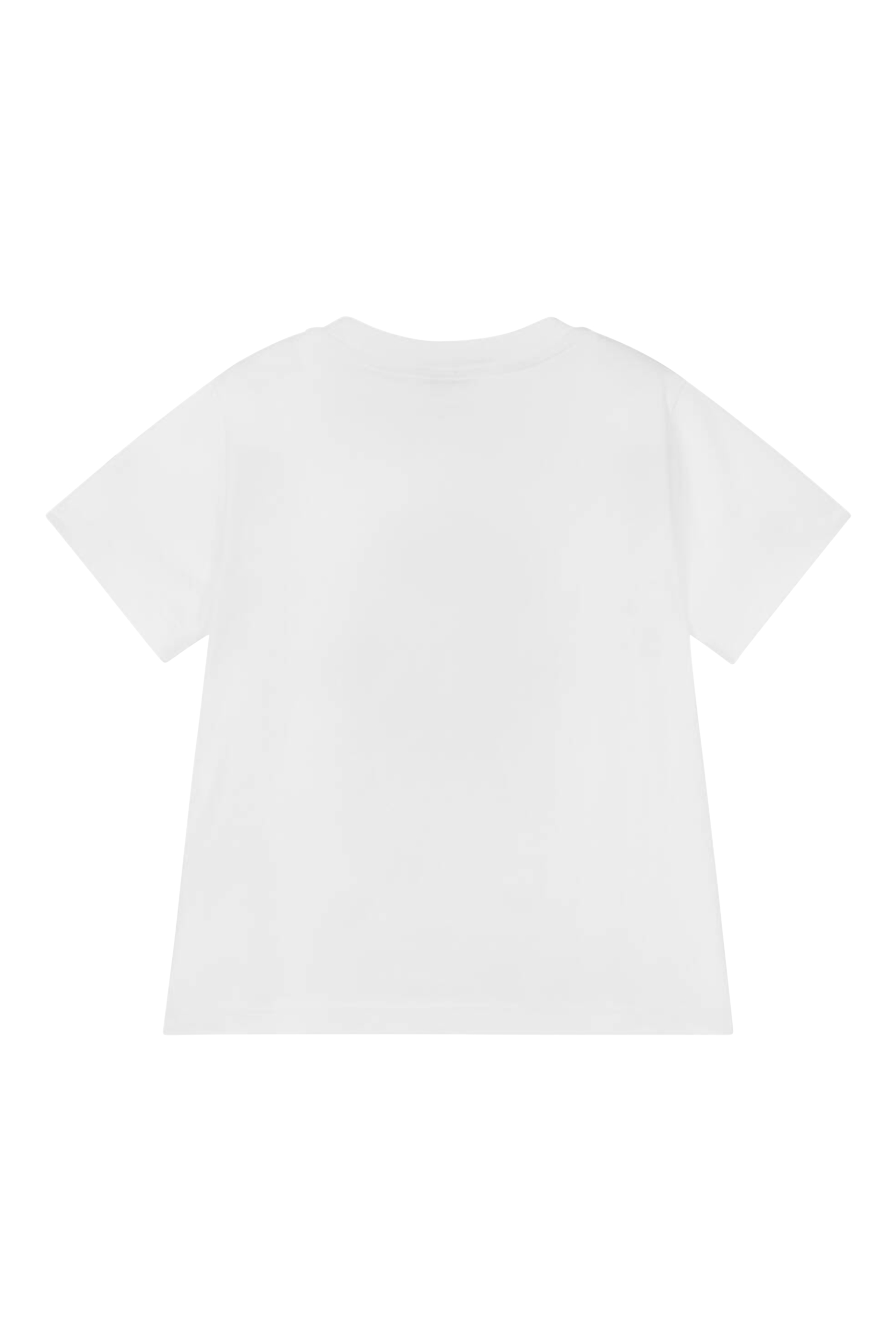 تيشيرت بشعار الماركة قطن للأطفال