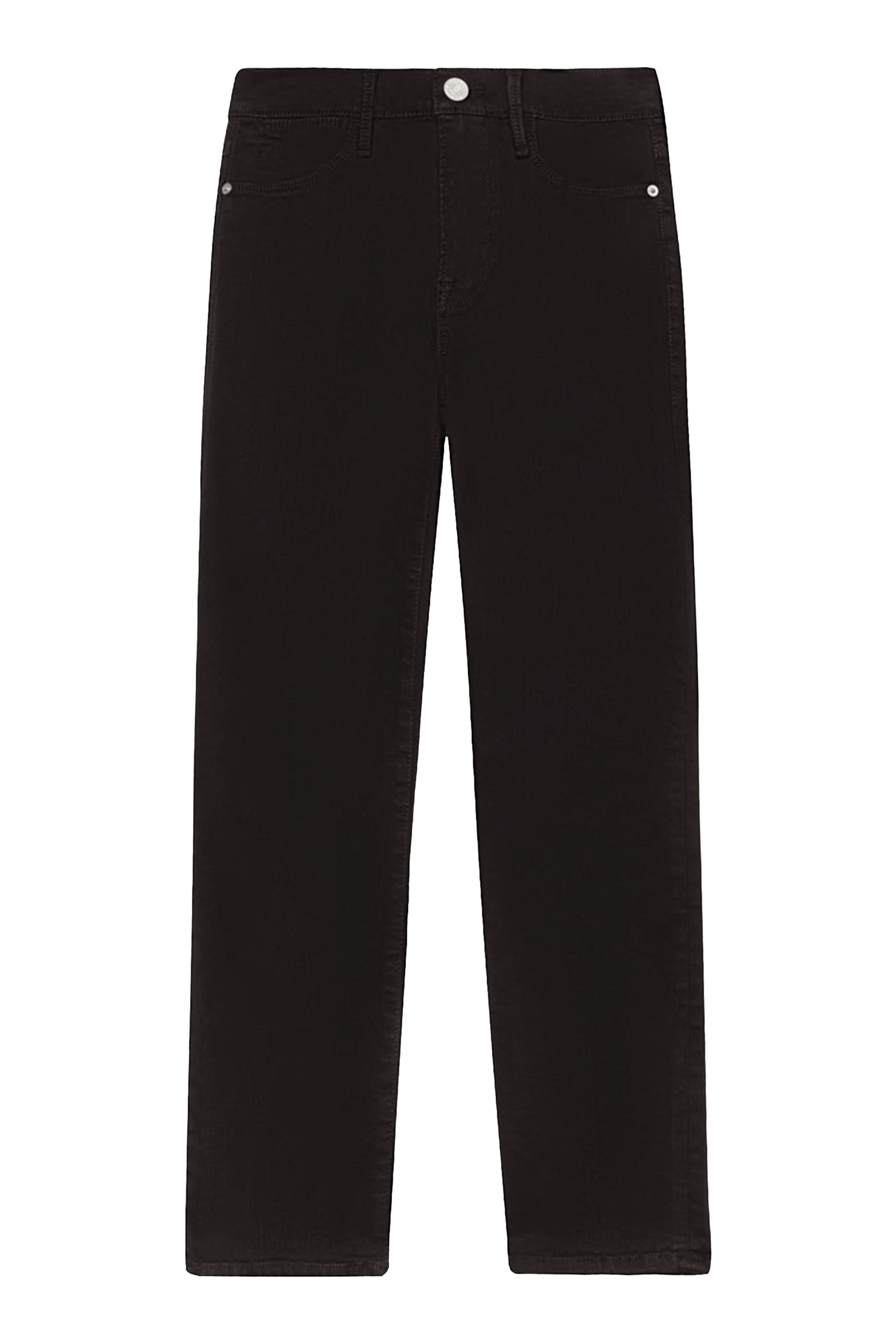 بنطال بقصة ساق مستقيمة بخصر مرتفع