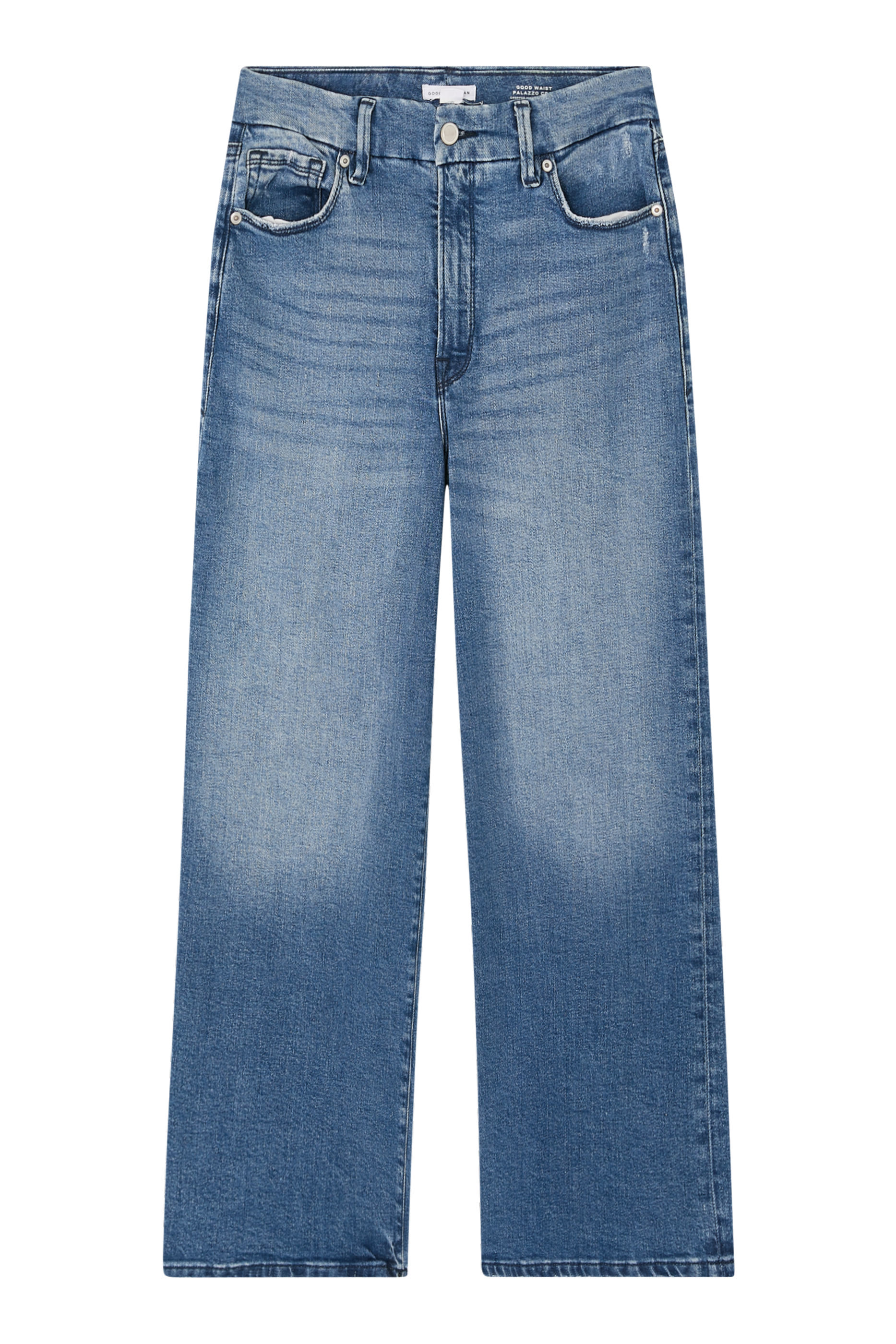 بنطال جينز بالازو جود ويست بقصة قصيرة