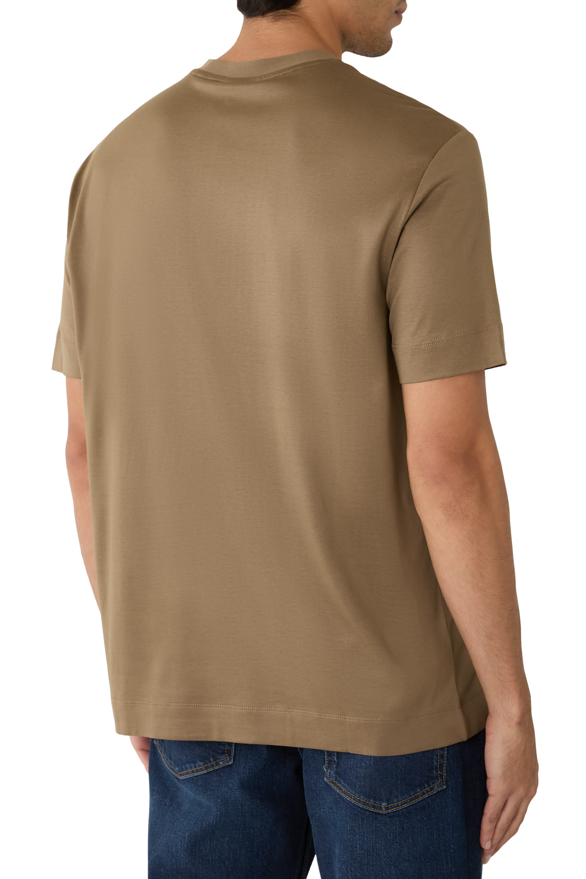 تيشيرت ايه اس في مزيج لايوسيل وجيرسيه