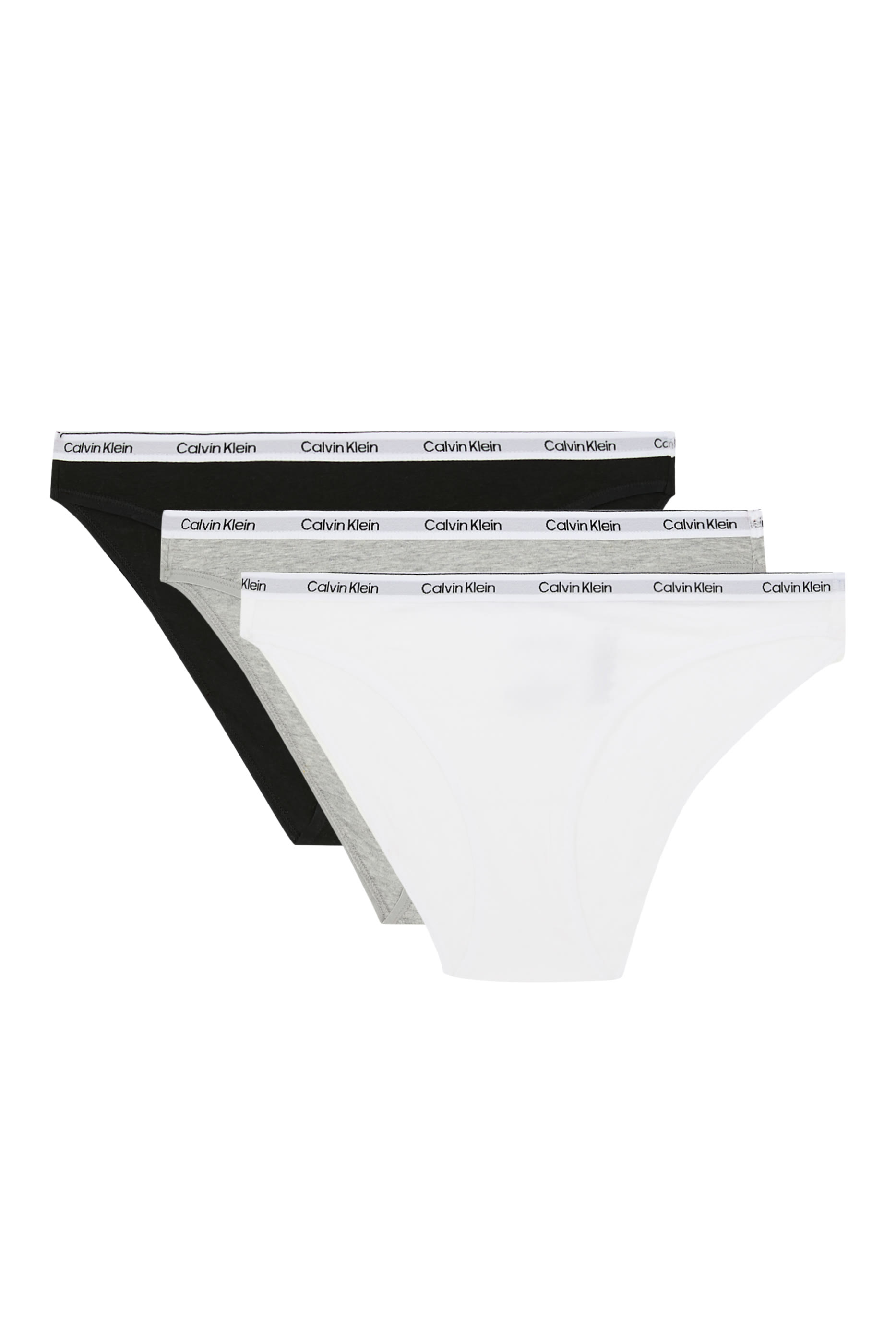 طقم بيكيني مودرن بشعار الماركة، 3 قطع