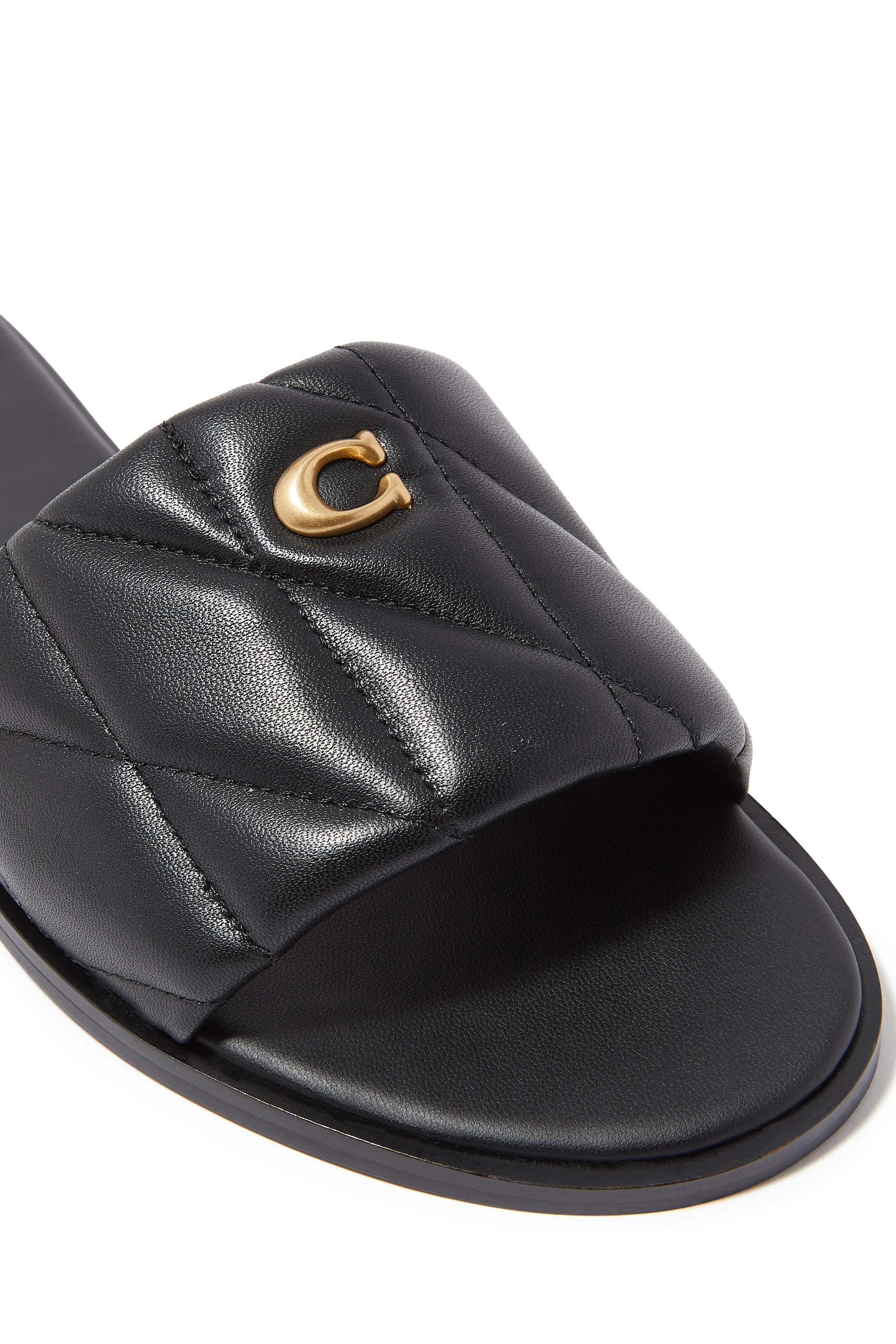 صندل هولي بتصميم مبطن جلد