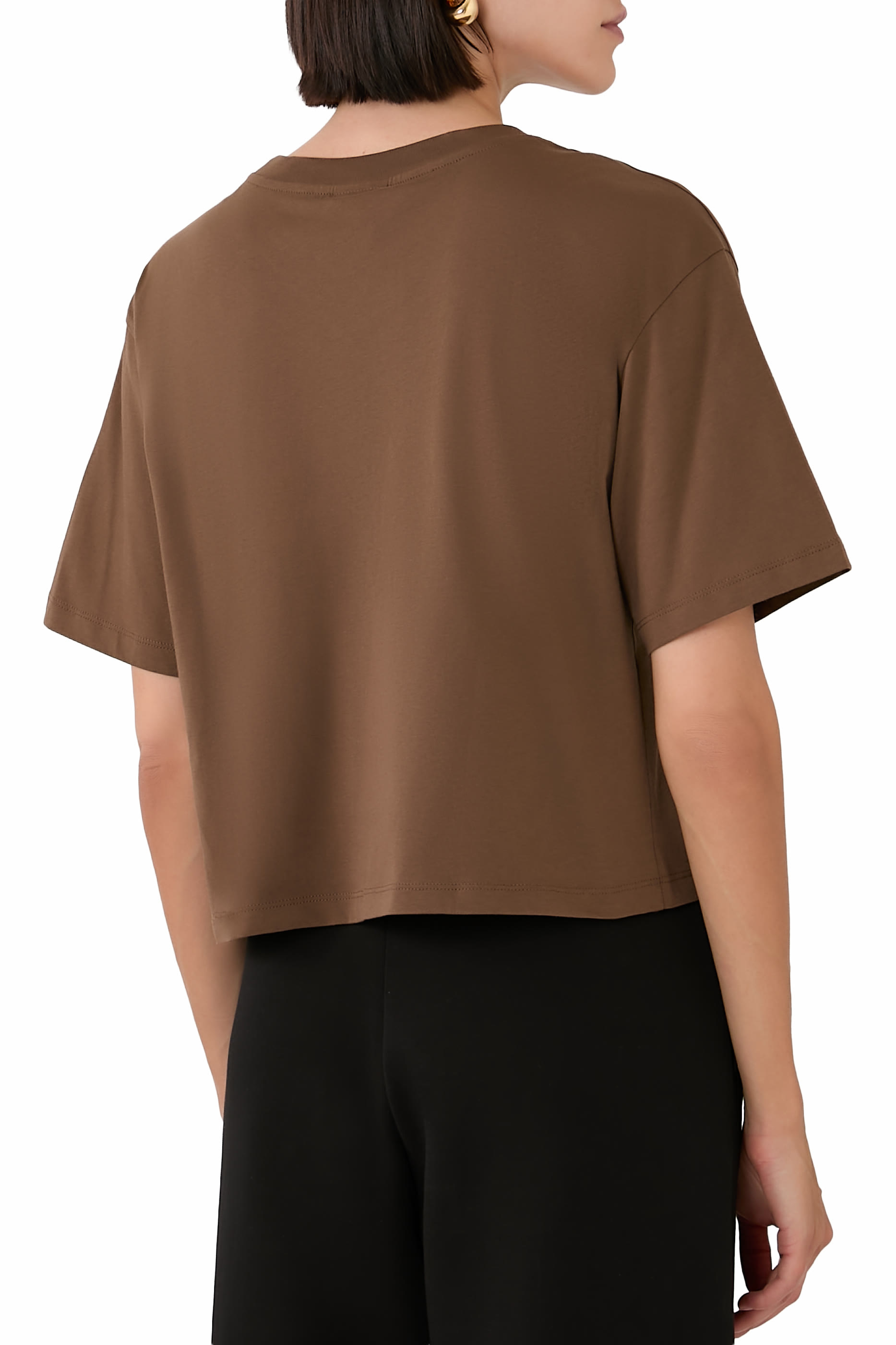  تيشيرت كلاود هاوس قصير بشعار الماركة