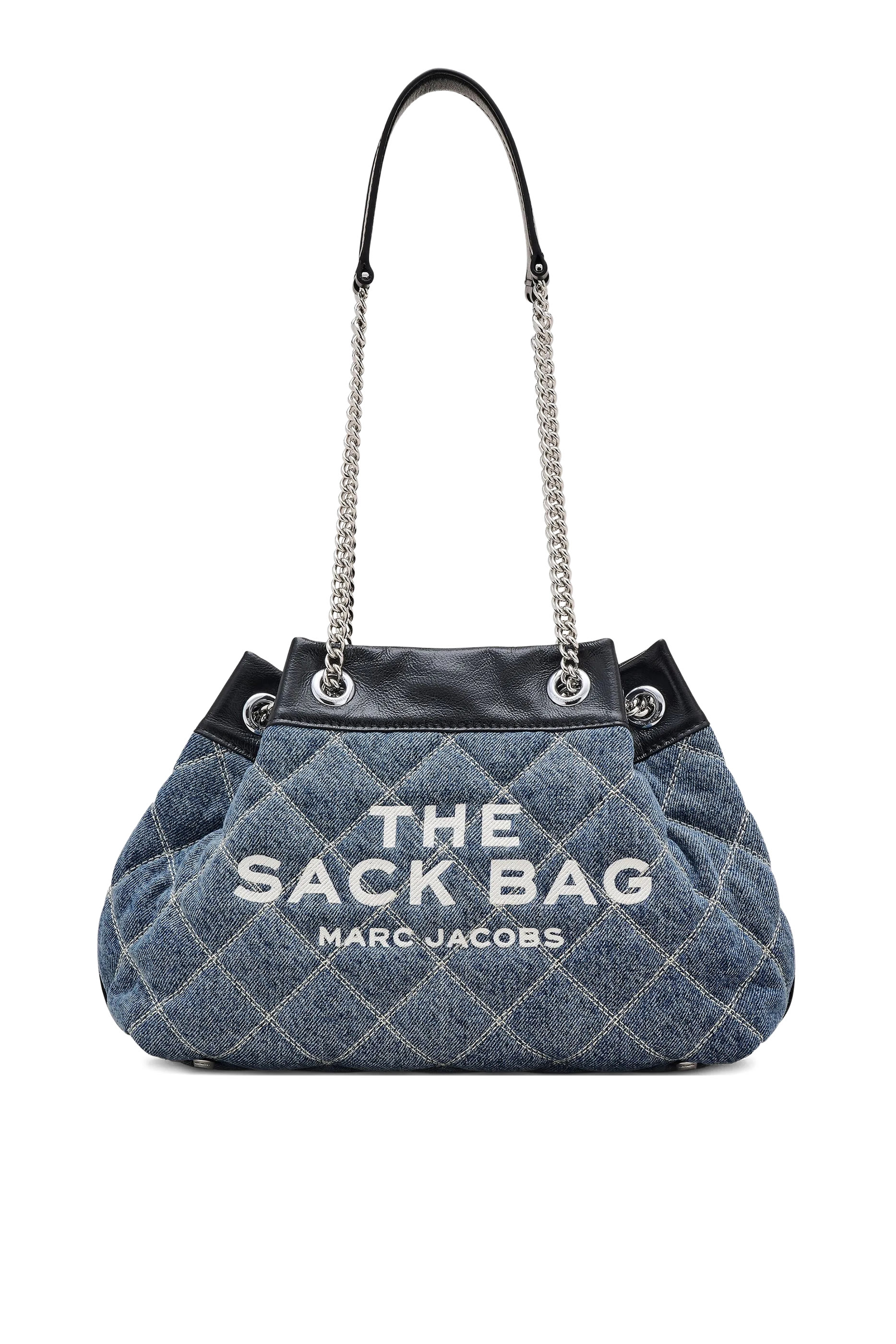 حقيبة ساك بسلسلة دينم مبطن