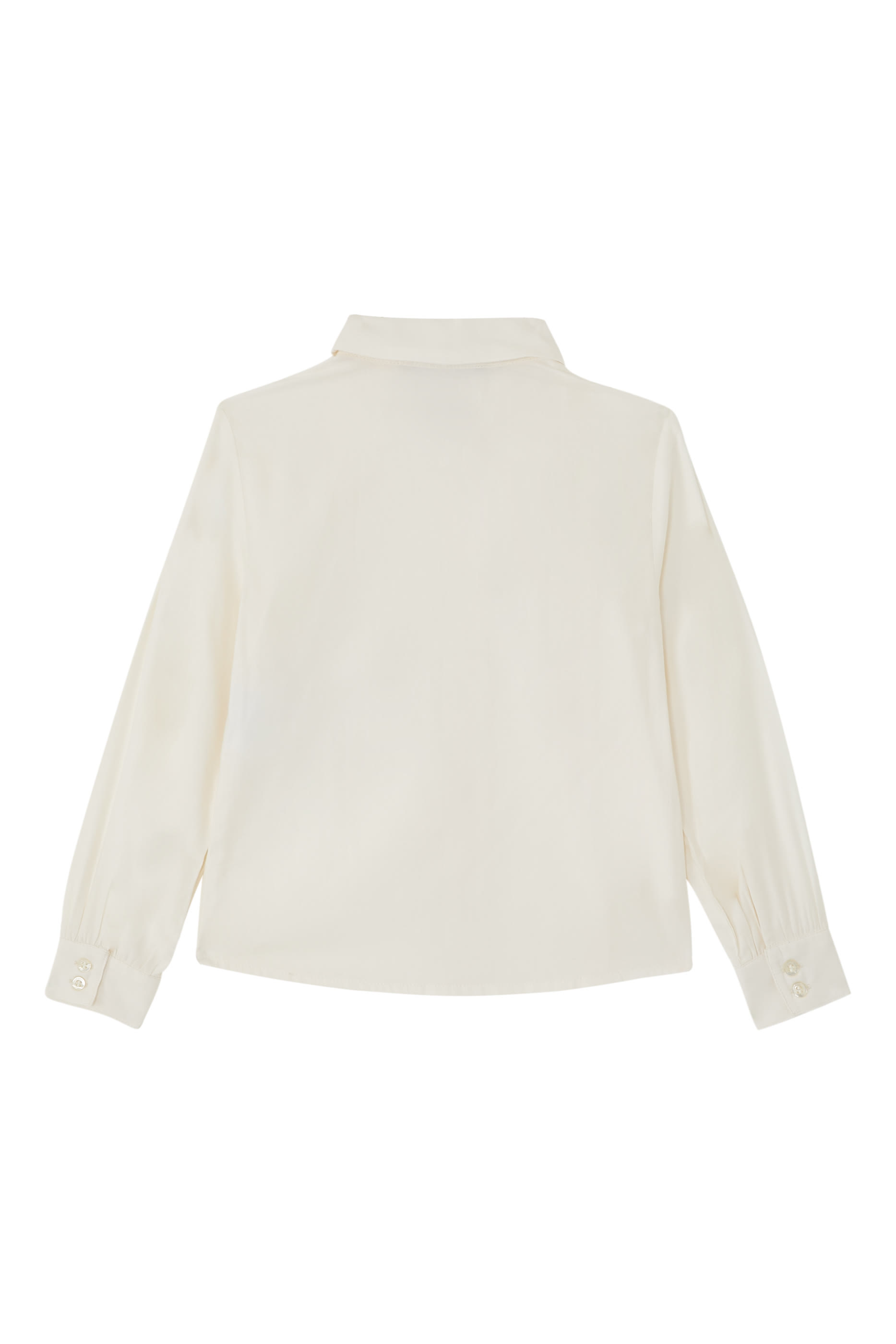 قميص بلاسترون أي اس في بوبلين عضوي للأطفال