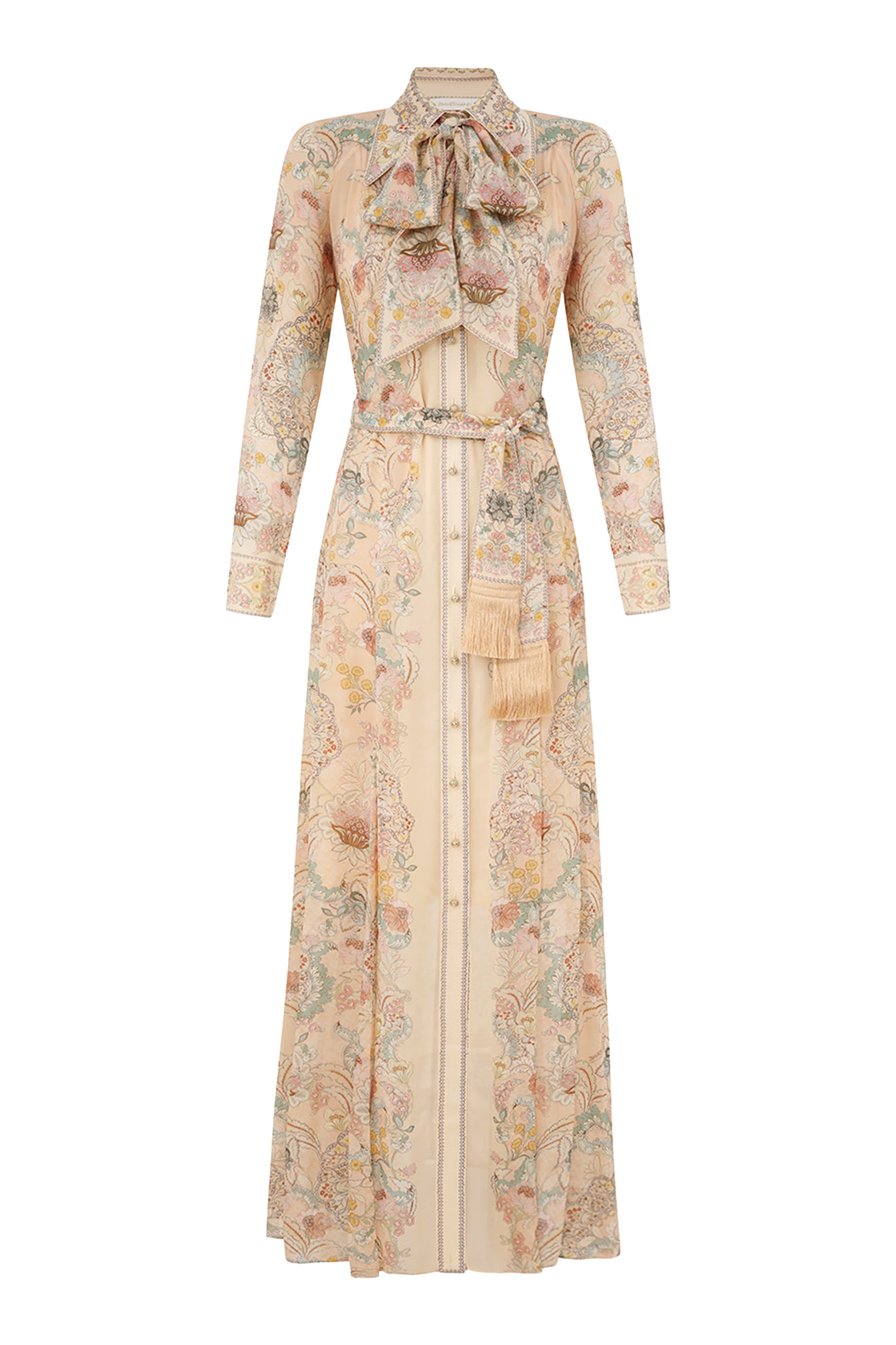 فستان ريبيليون بتصميم قميص مزين بربطة بوسيباو