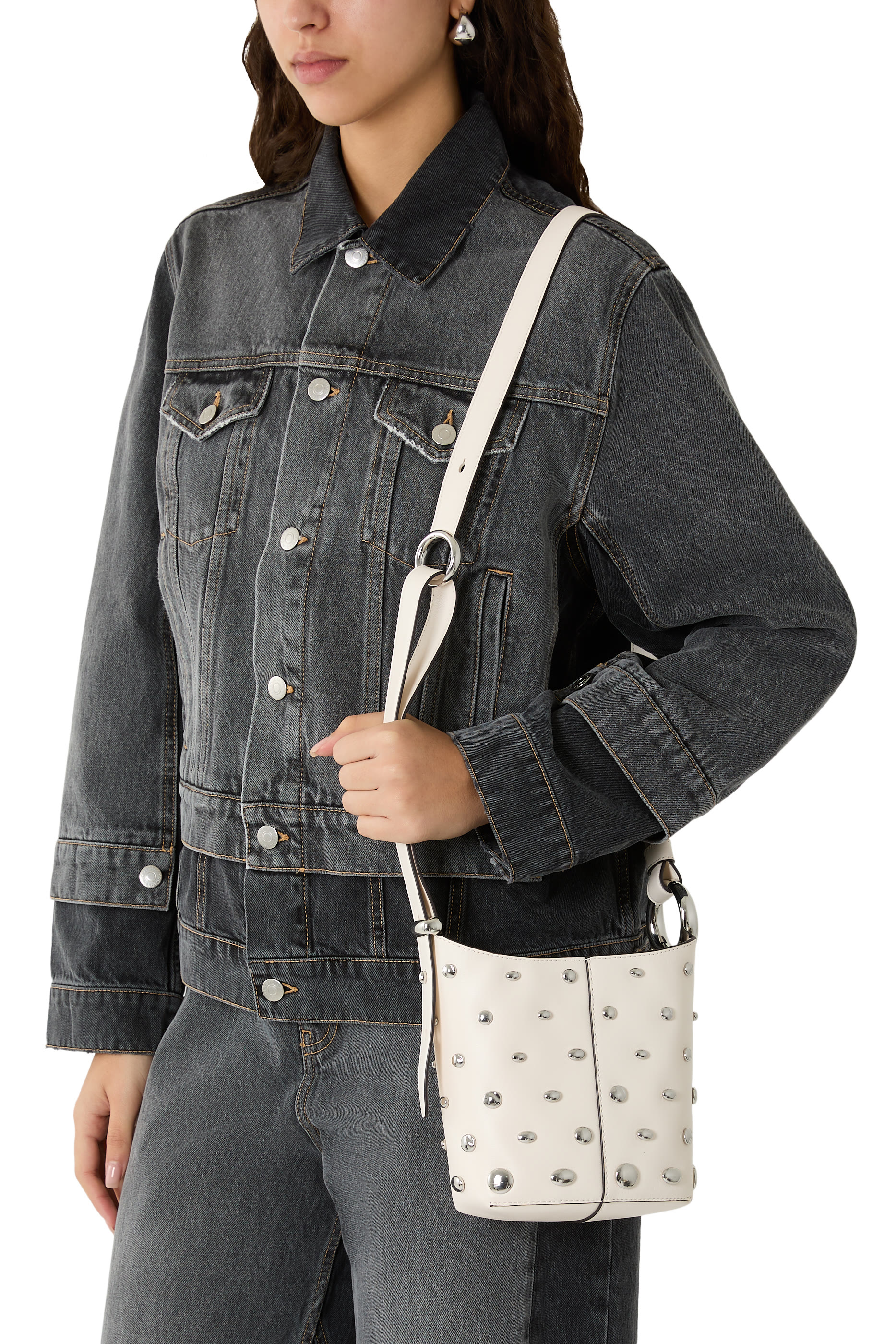 حقيبة باكيت هالو صغيرة بحلي