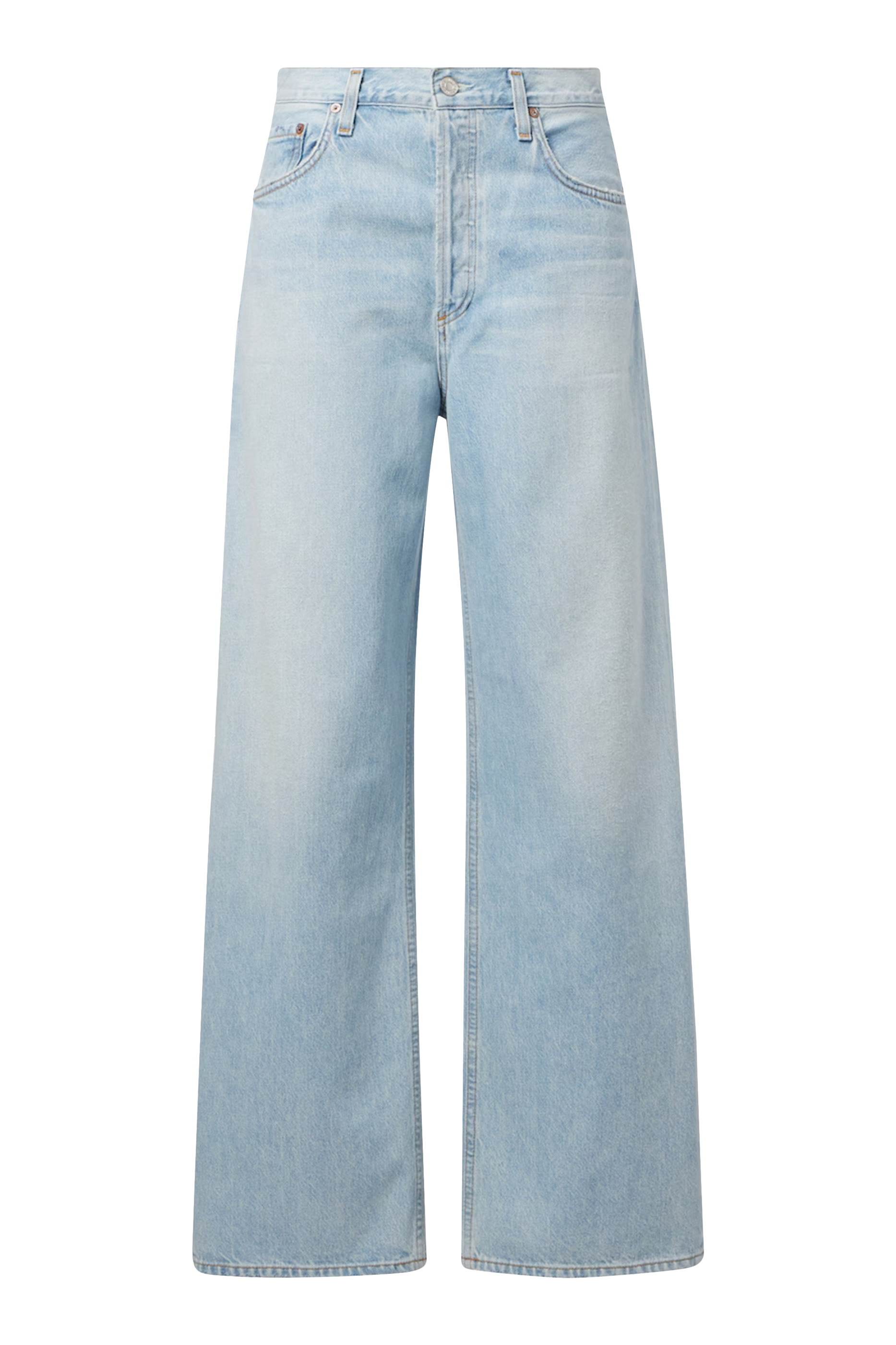 بنطال فضفاض بخصر منخفض