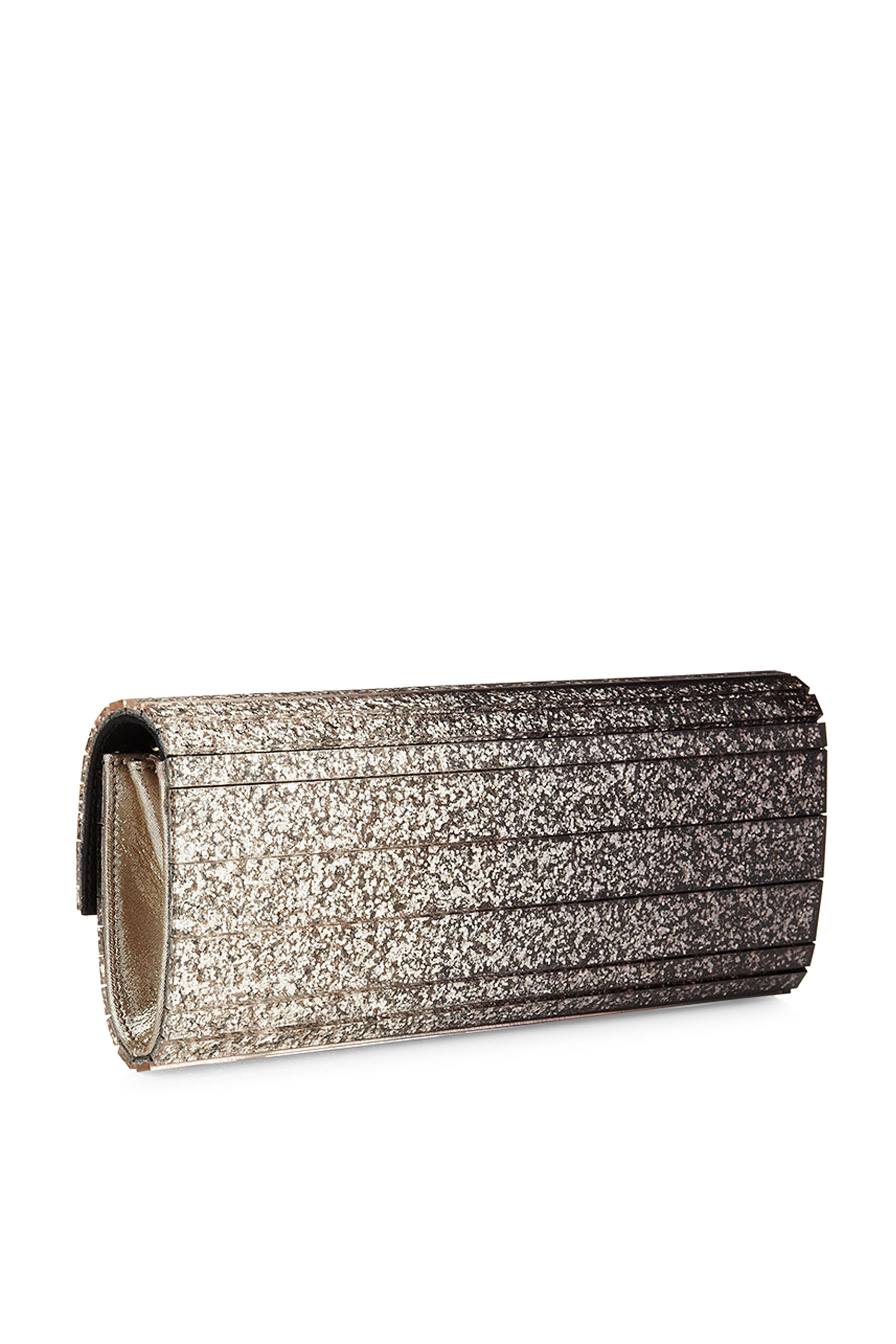 كلاتش سويتي خامة شفافة بجليتر ولون متدرج