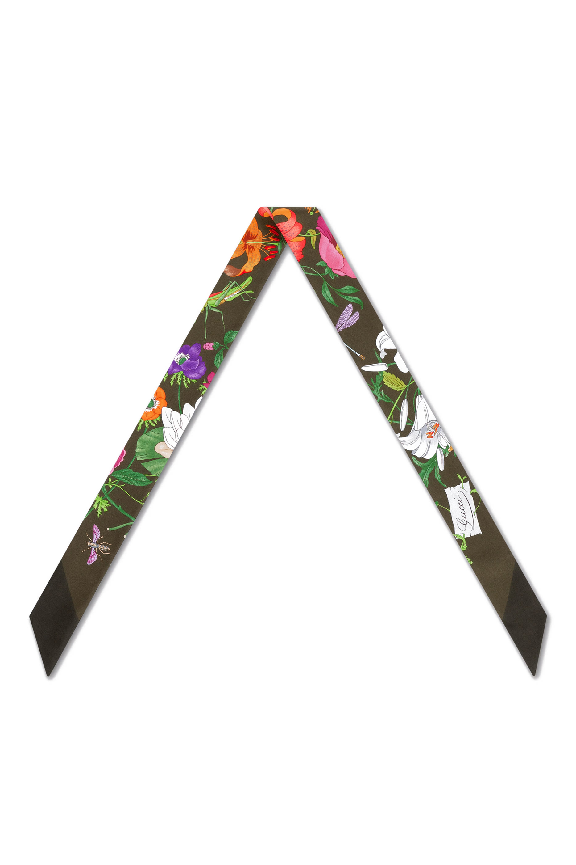 ربطة عنق بنقشة حرير تويل