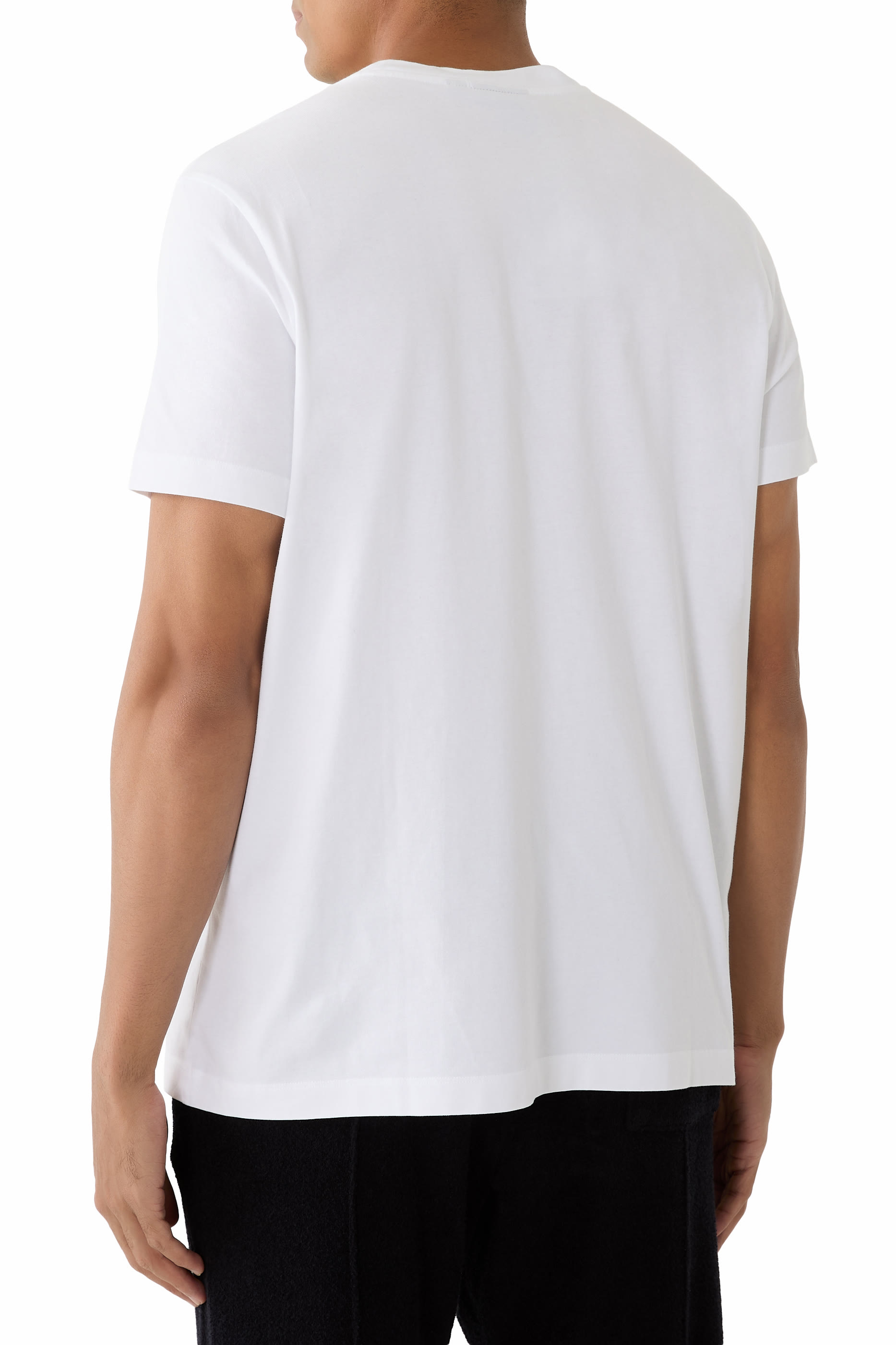 تيشيرت إيميرسن بياقة ضيقة تطريز