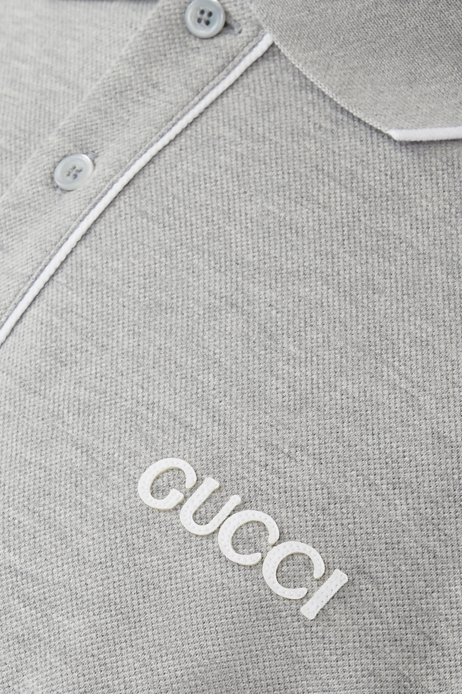 قميص بولو بشعار الماركة قطن بيكيه