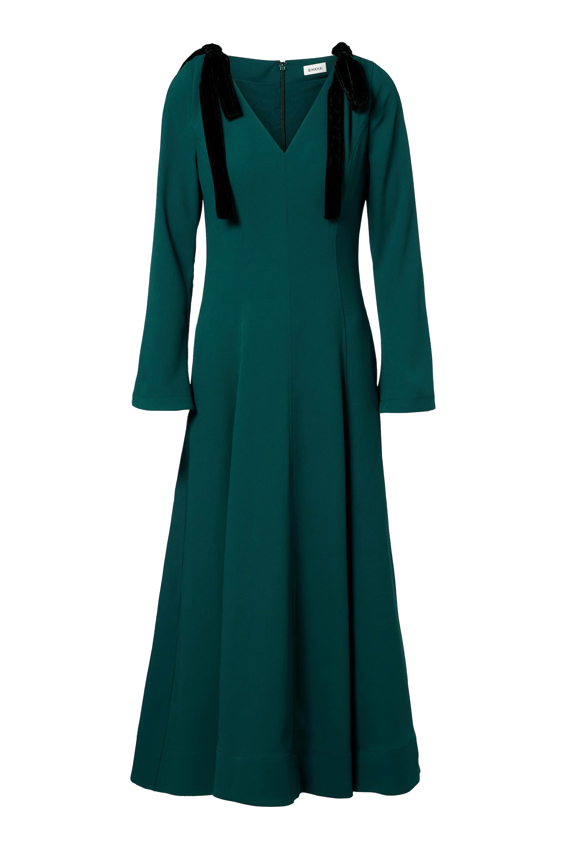 فستان كلاريبل متوسط ​​الطول