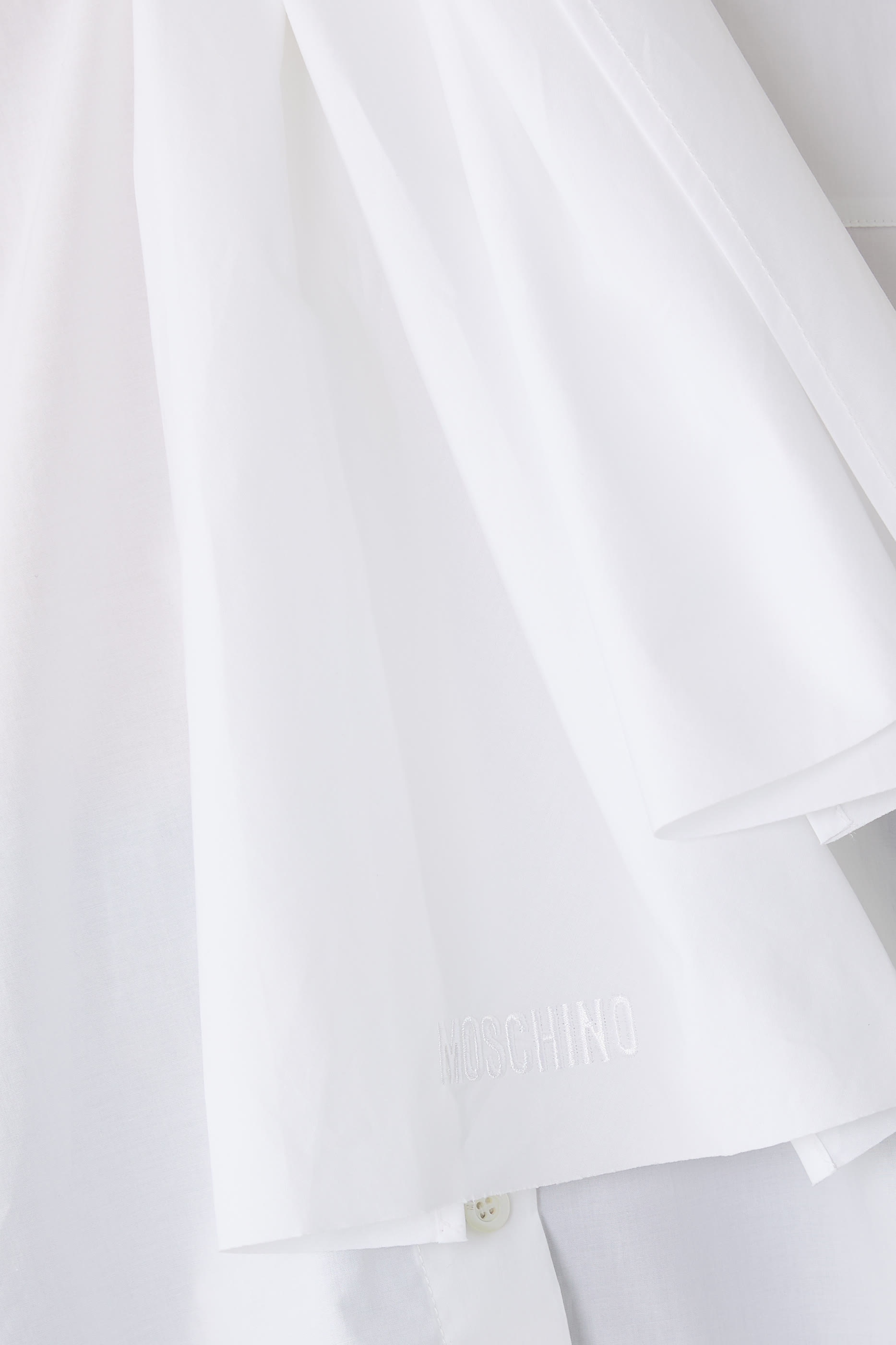 قميص قطن بوبلين مطاطي