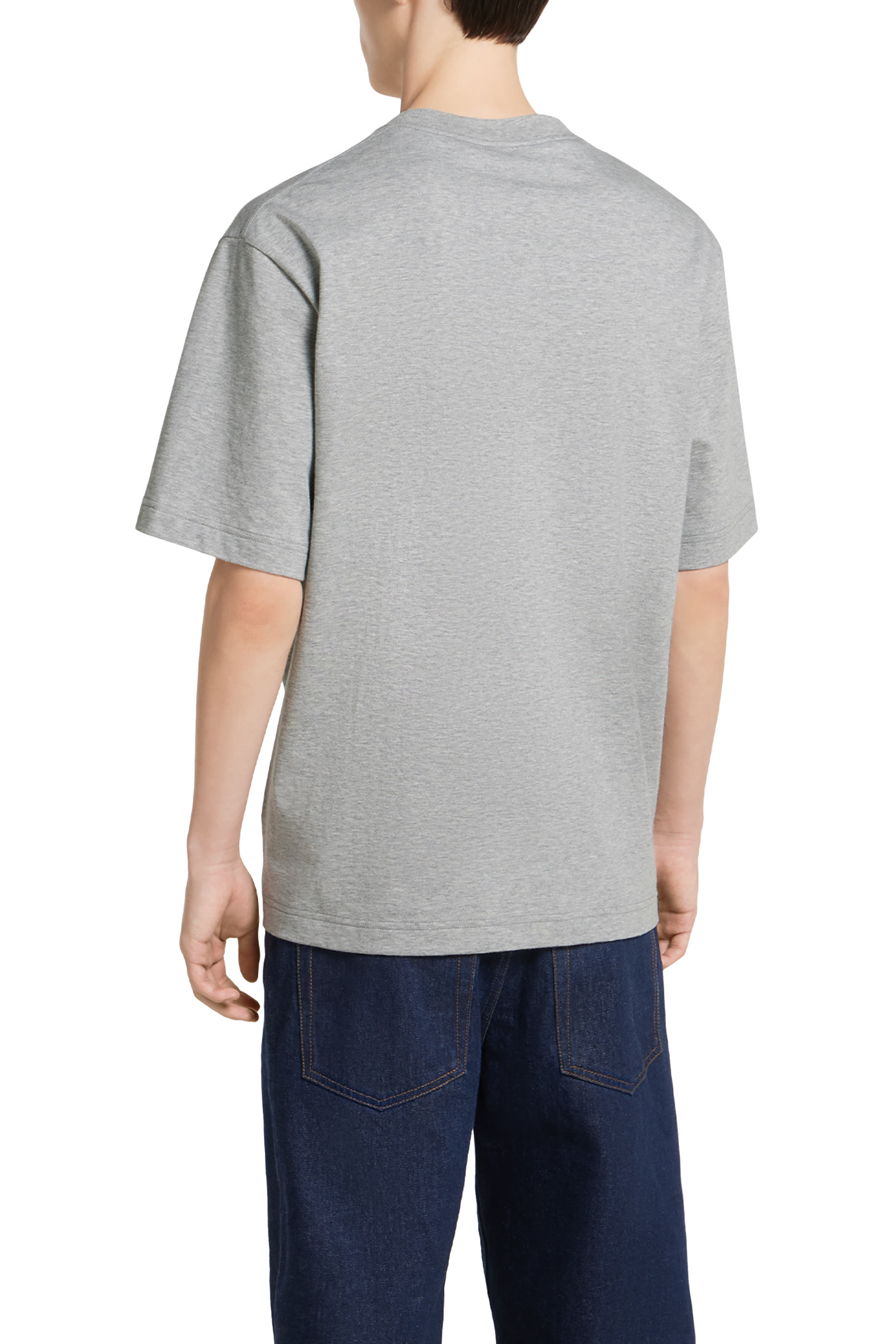 تيشيرت بنقشة شعار الماركة قطن جيرسيه