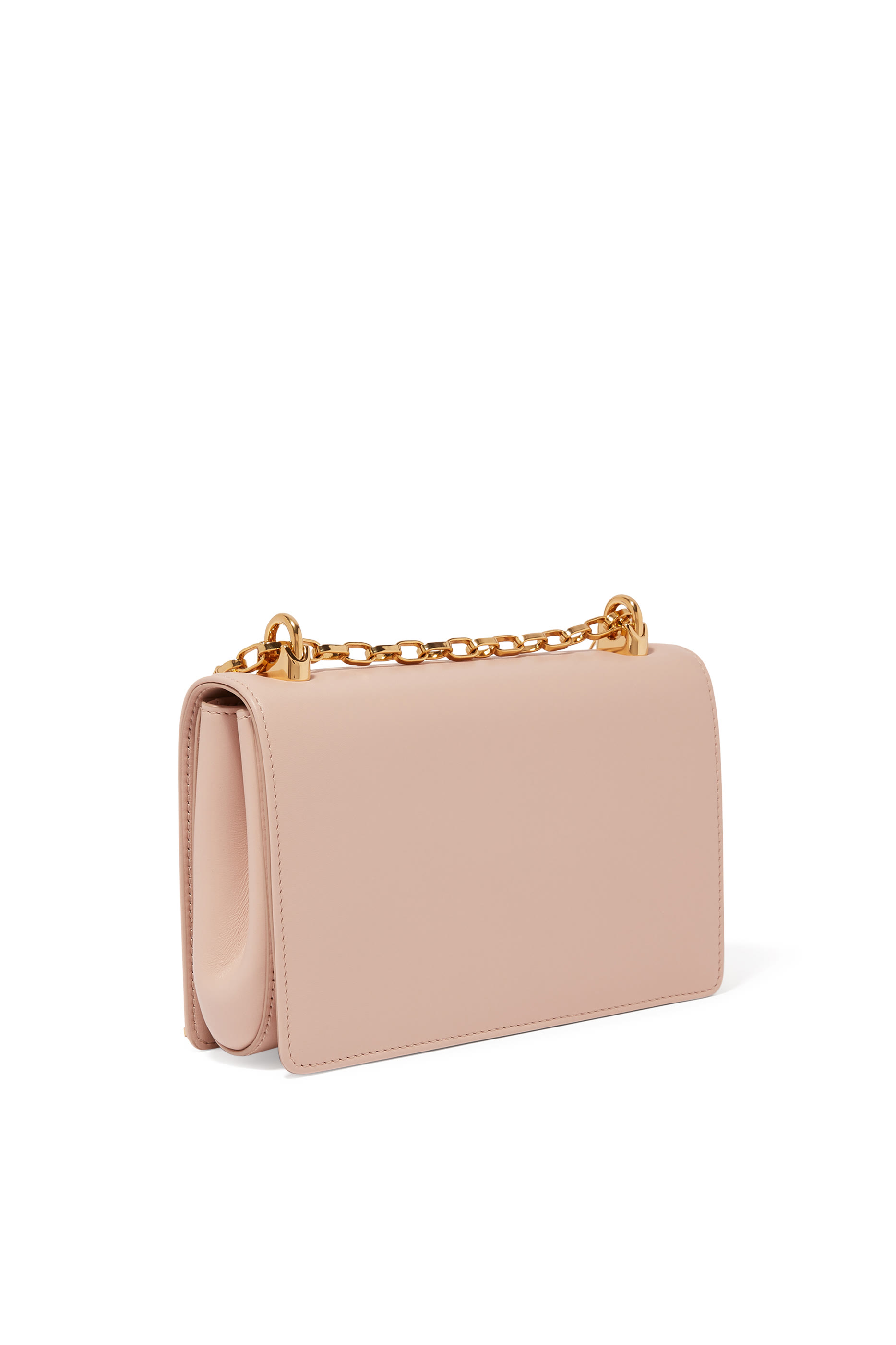 حقيبة كتف جيرلز بشعار الماركة جلد نابا