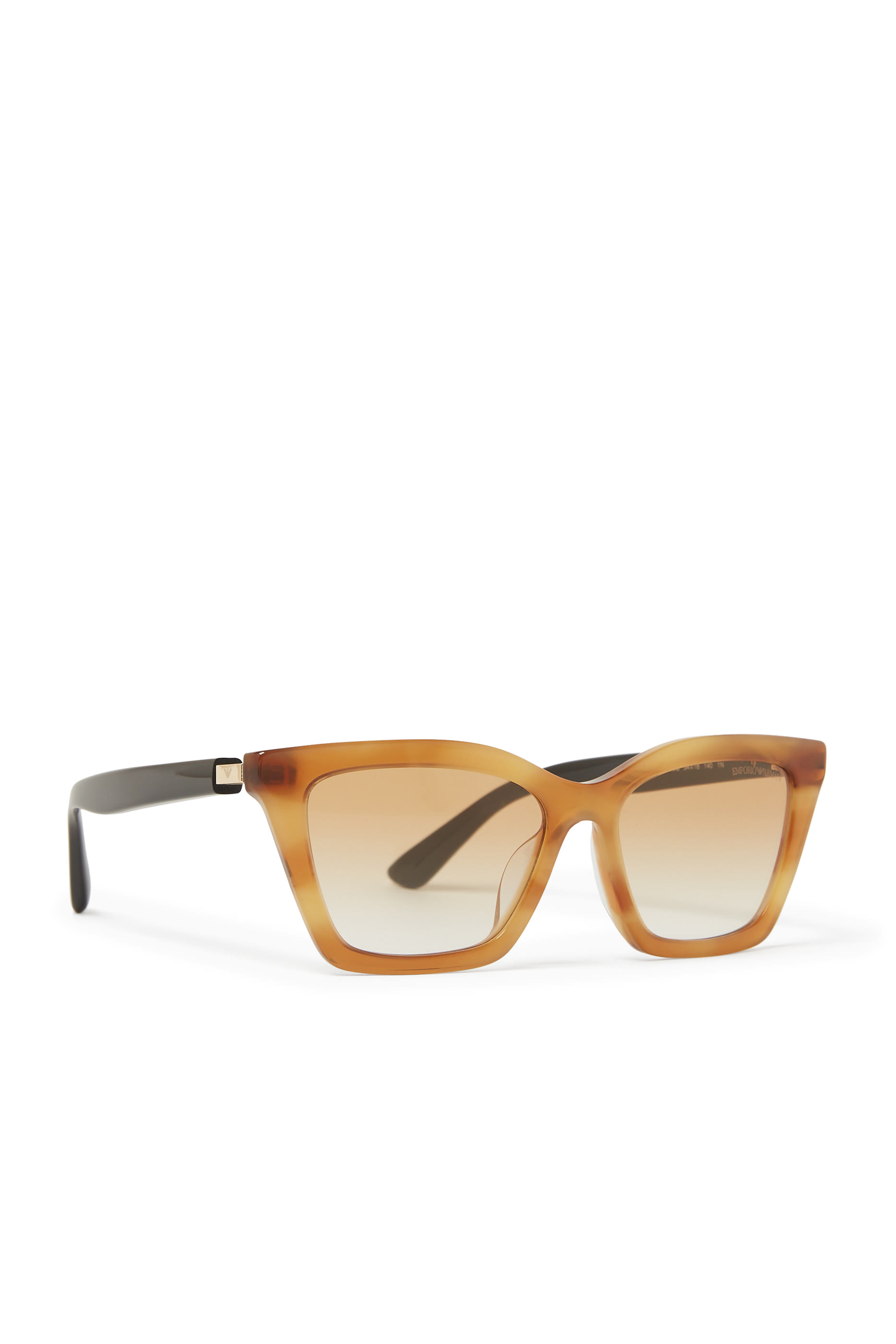 نظارة شمسية بتصميم فراشة بشعار الماركة