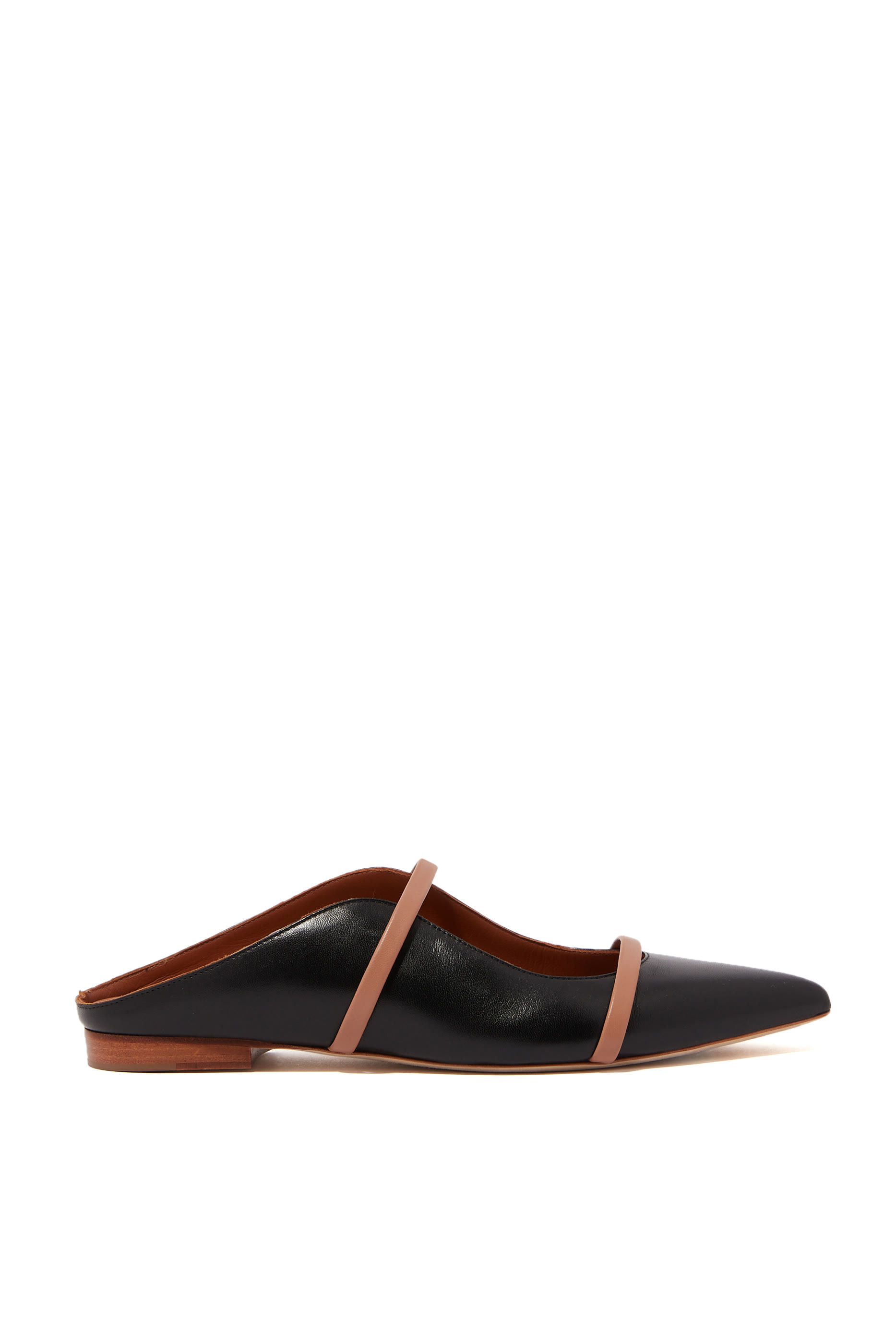 حذاء مورين جلد بكعب مسطح