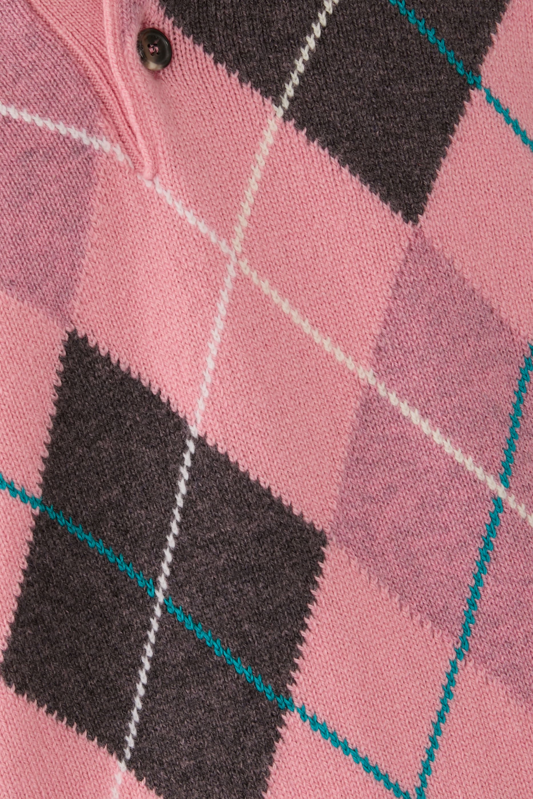 سترة بولو x برينغل بنقشة أرغايل للرجال 