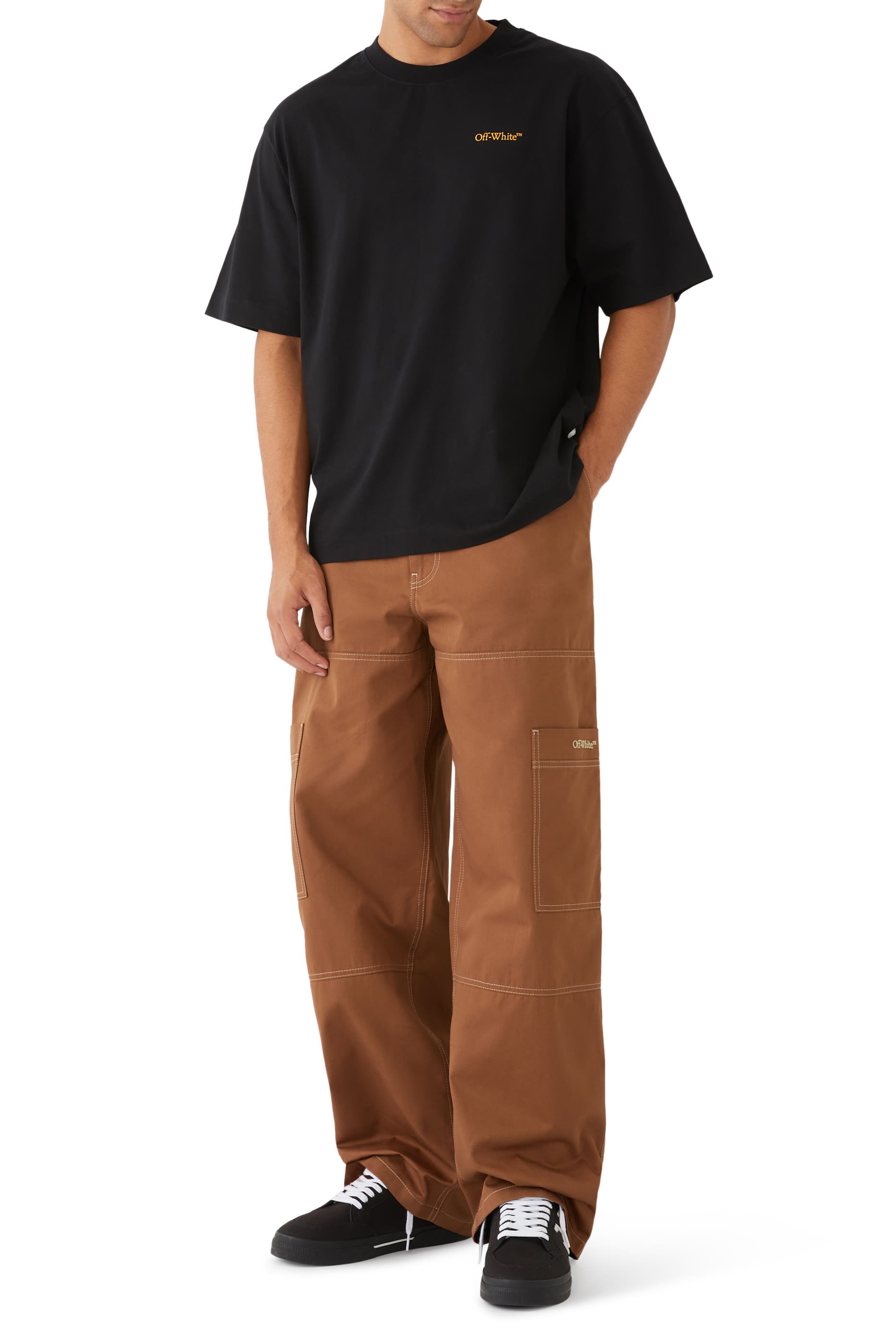 سنيكرز نيو مفلكن بكاحل منخفض قماش قنب