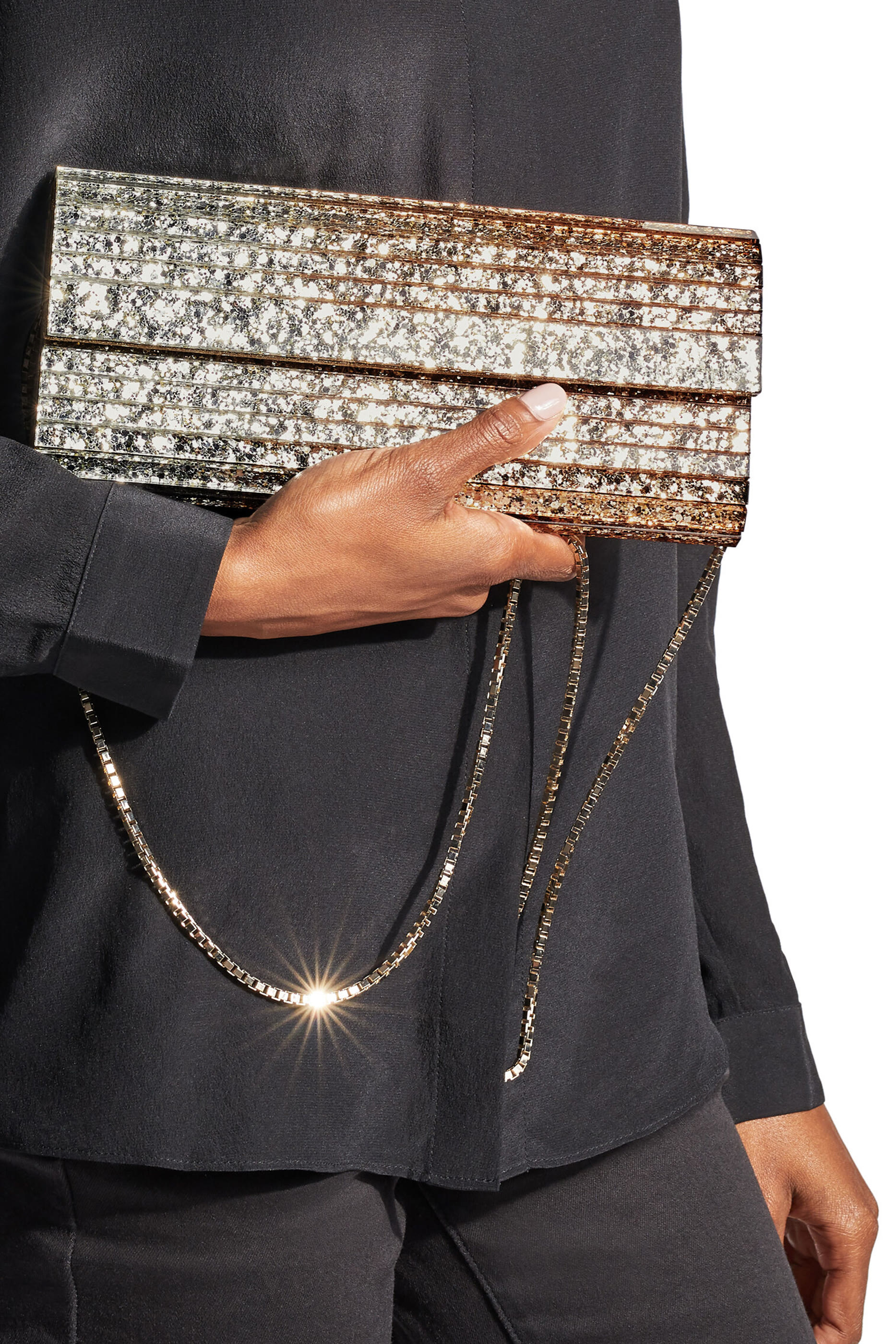 كلاتش سويتي مزين بغليتر