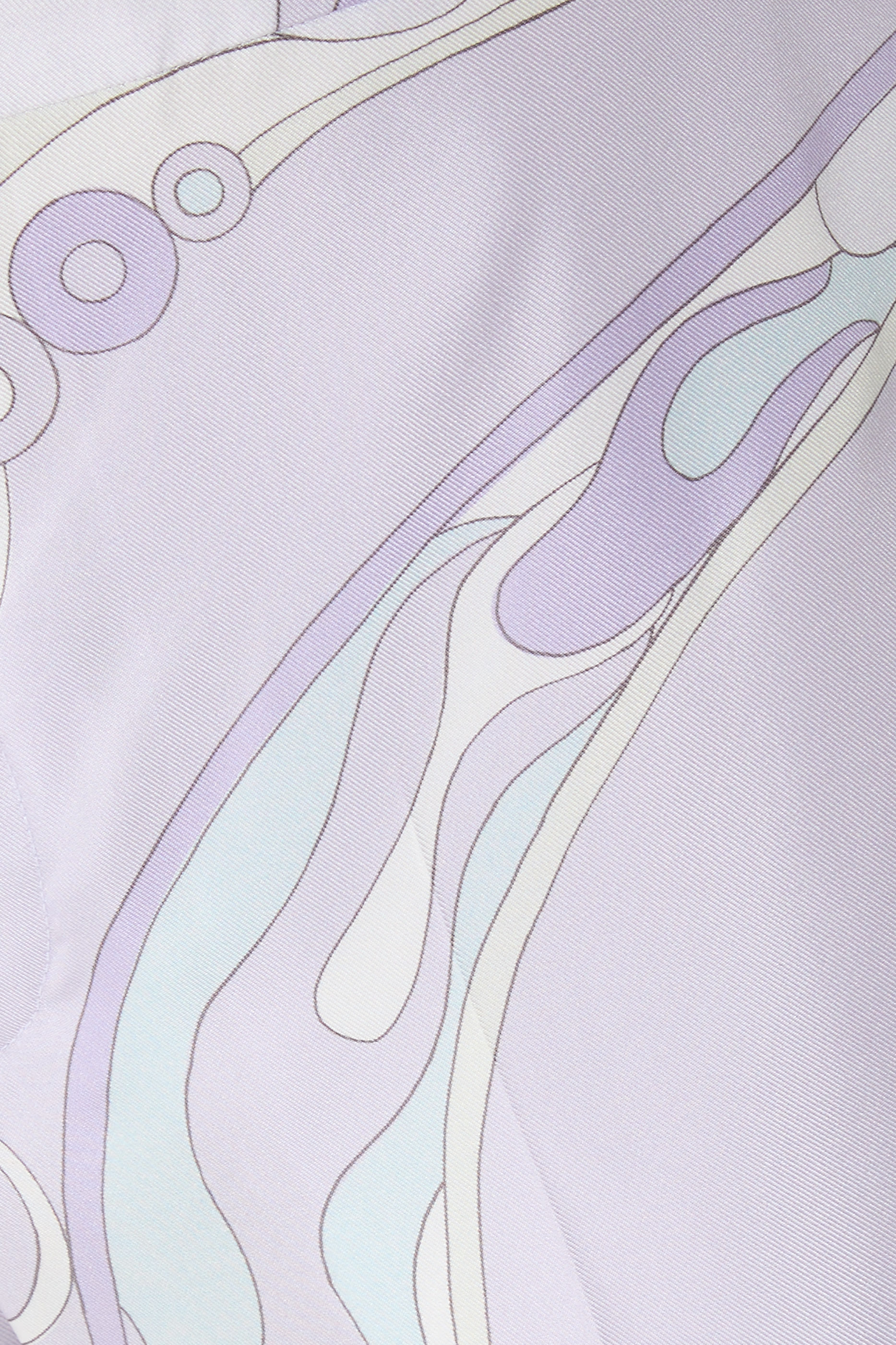 بنطال بيجامة بنقشة أوركيد حرير